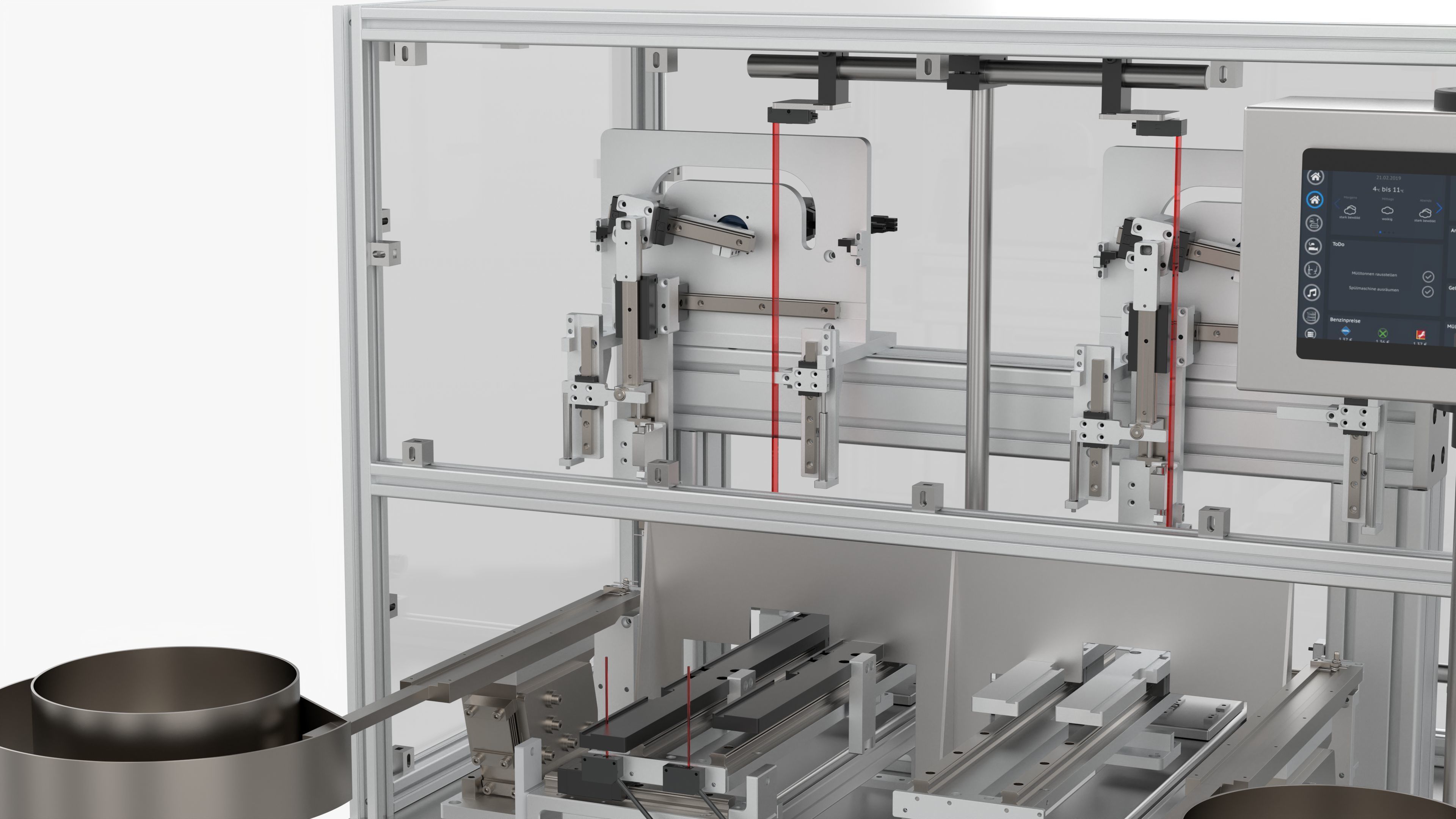 Automatic Plug-in Induction Vibration Feeding Soldering Machine 3D model_8