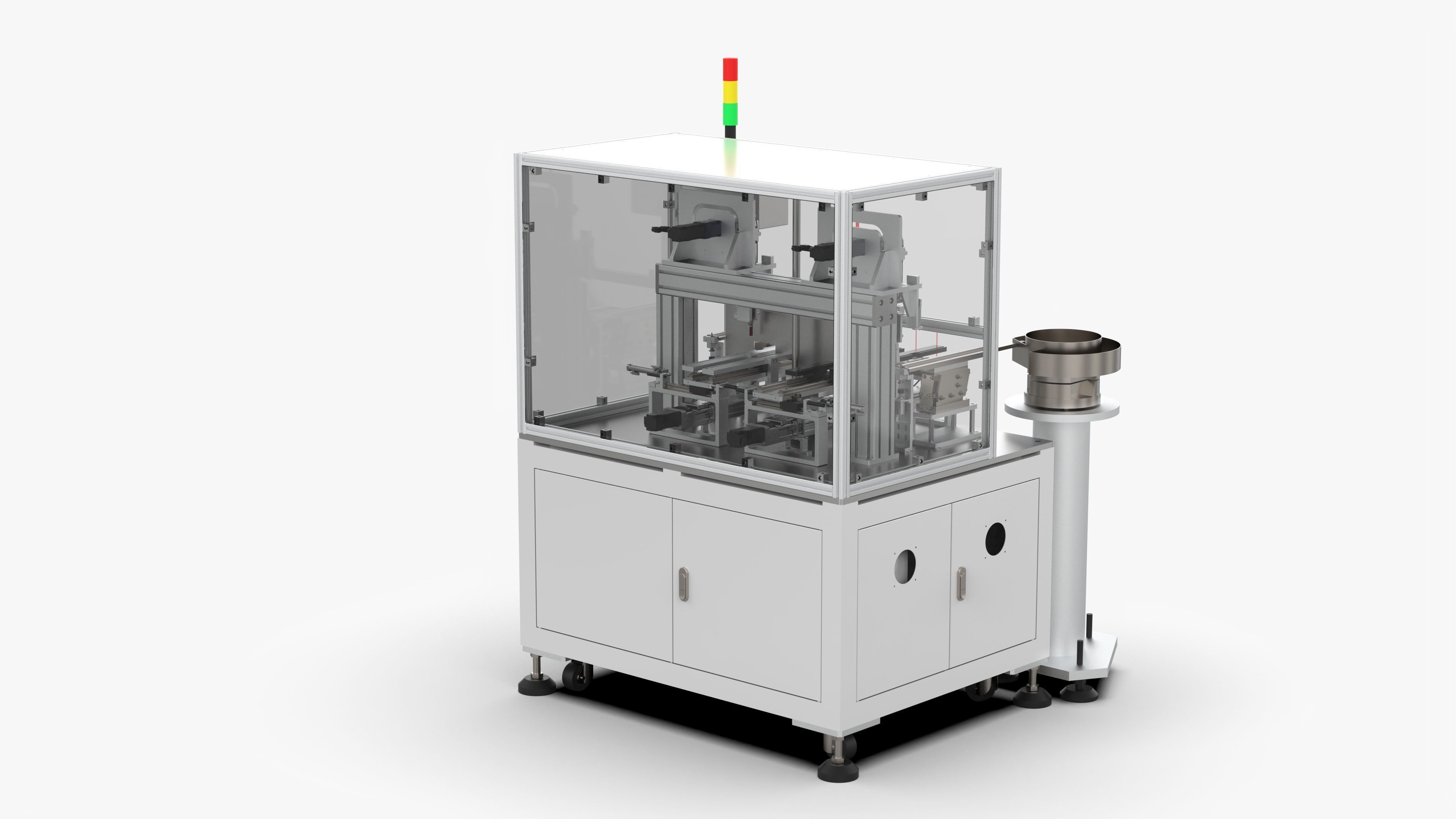 Automatic Plug-in Induction Vibration Feeding Soldering Machine 3D model_2