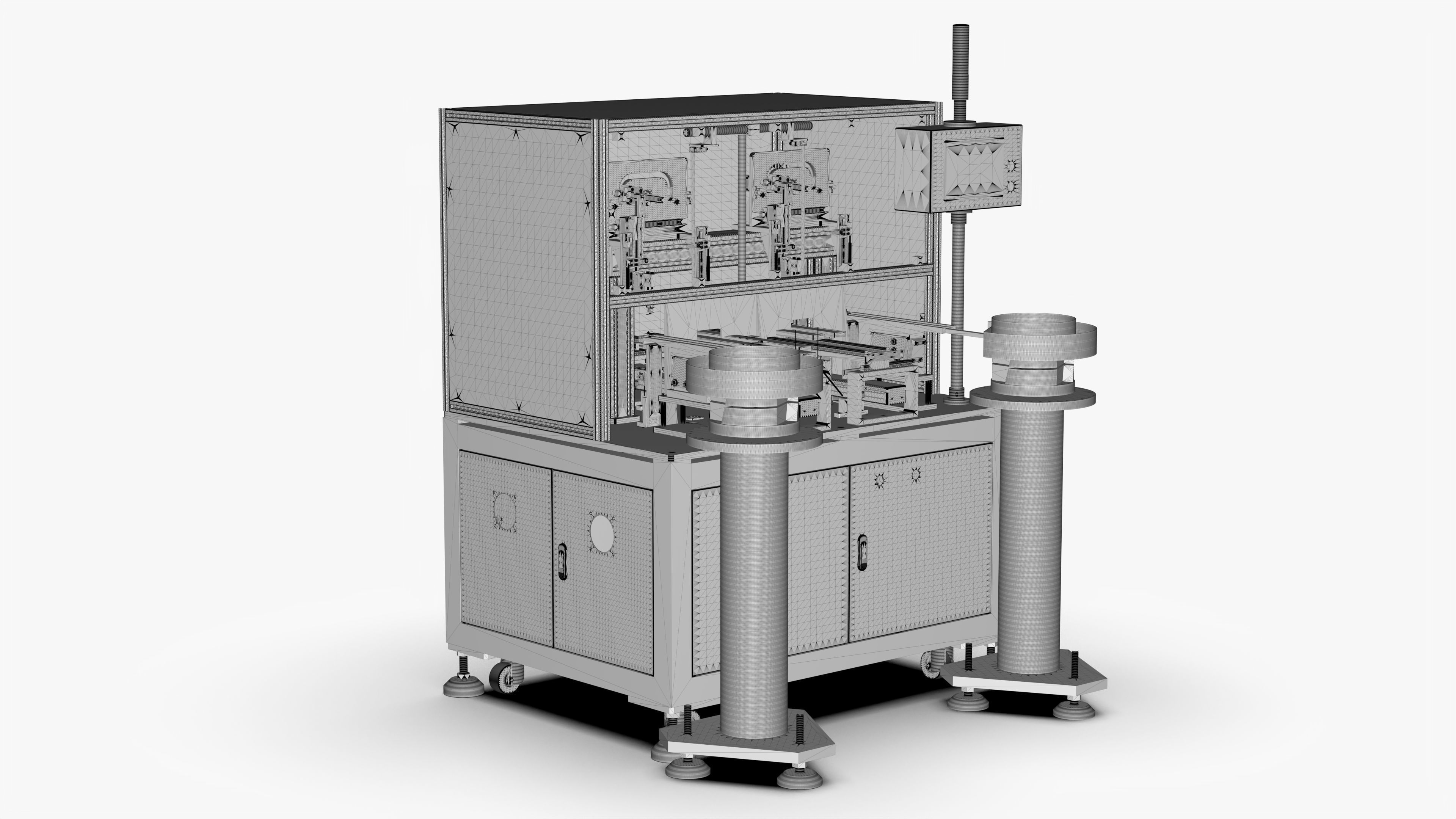 Automatic Plug-in Induction Vibration Feeding Soldering Machine 3D model_12