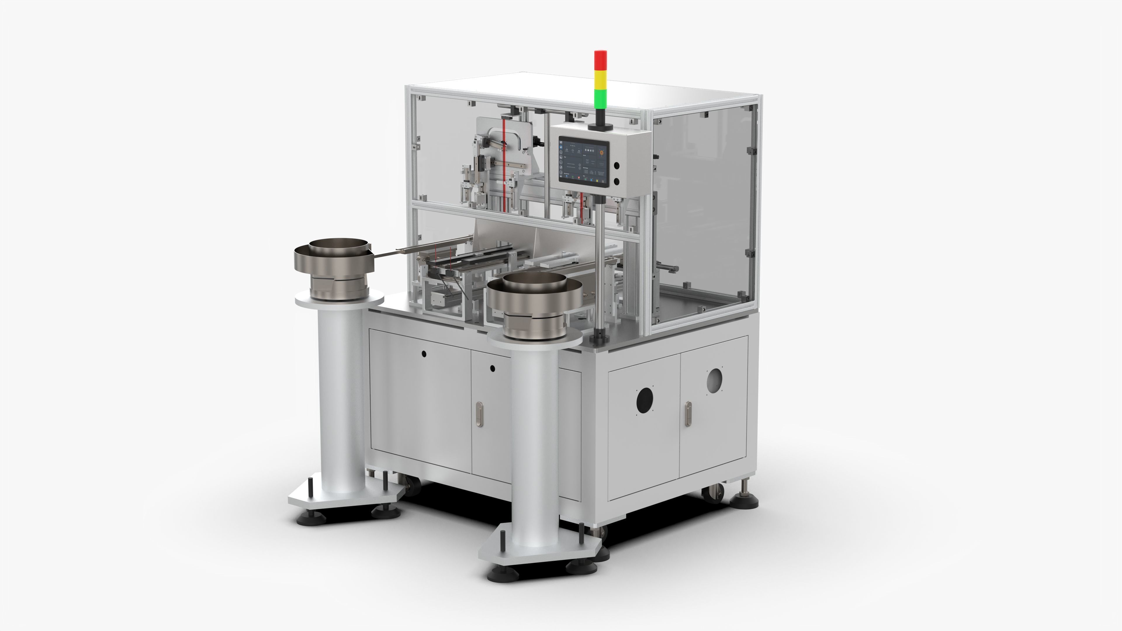 Automatic Plug-in Induction Vibration Feeding Soldering Machine 3D model_4