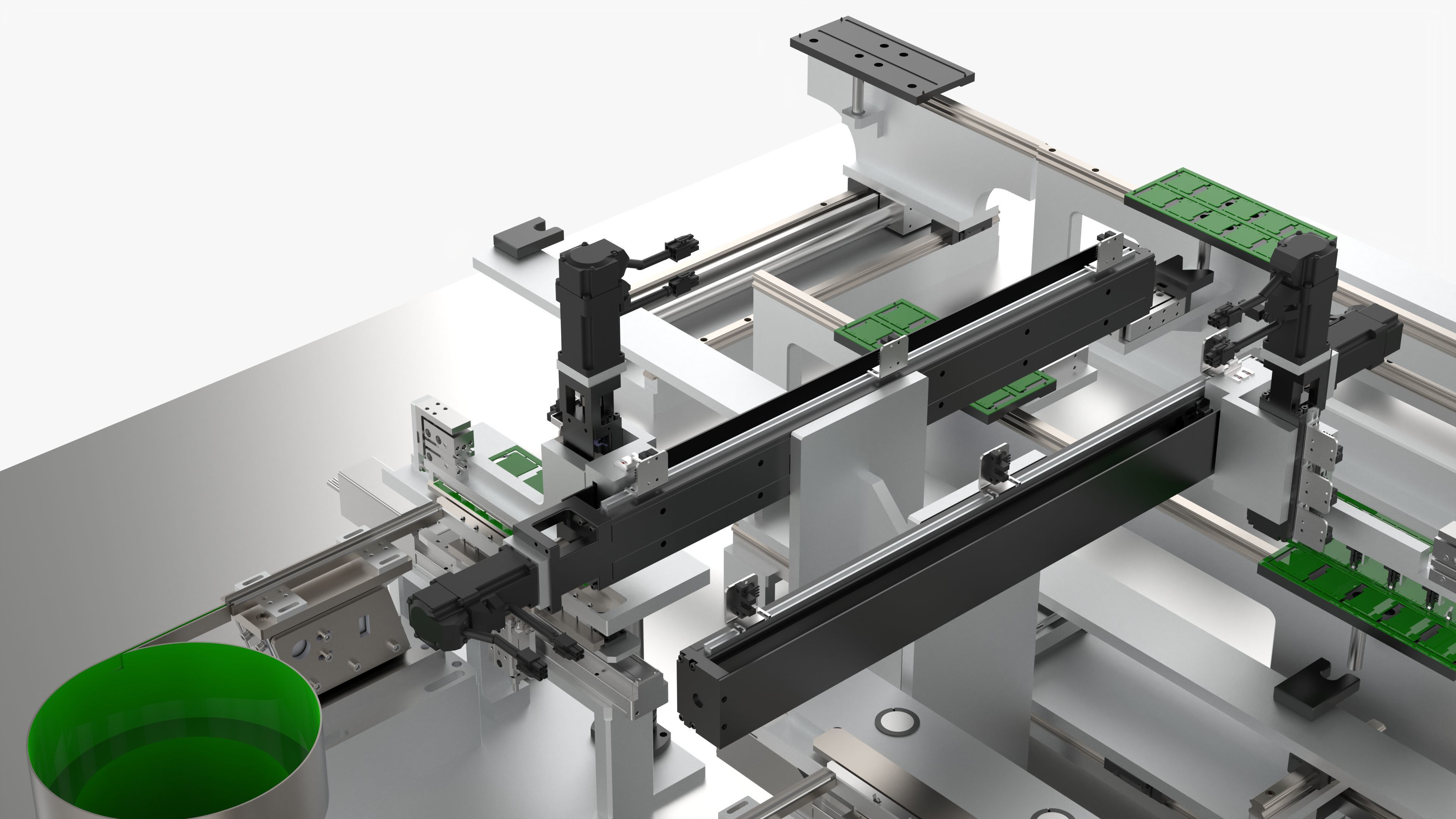 Automatic PCB Assembly Machine 3D model_12