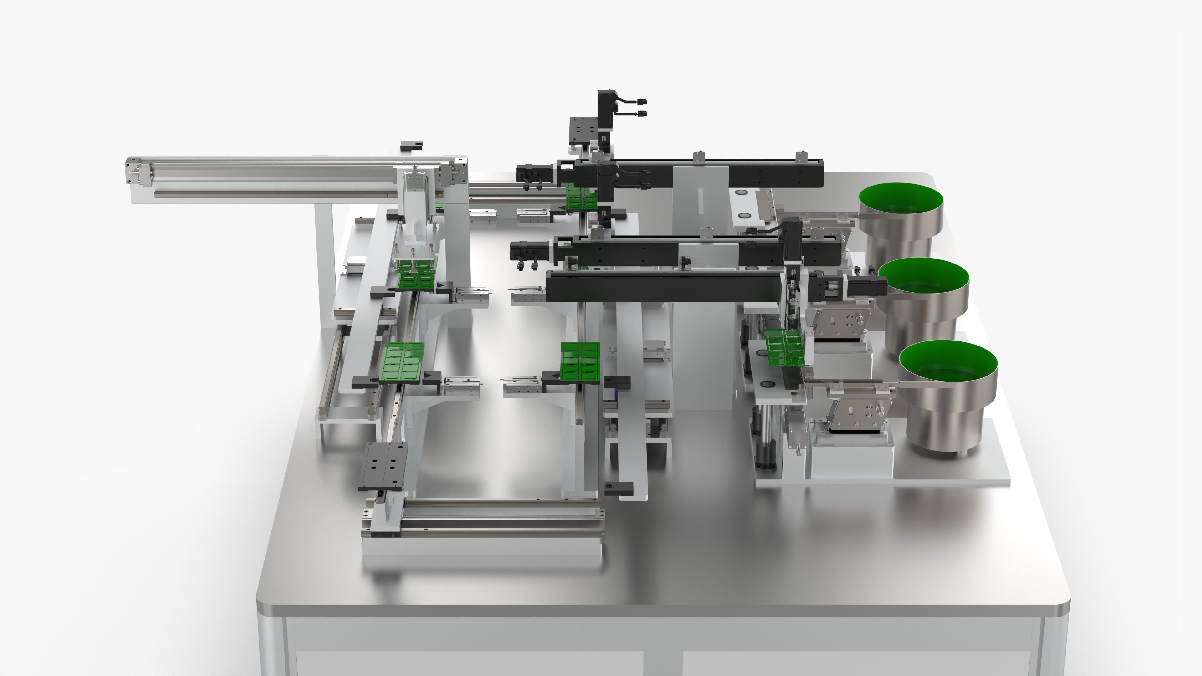 Automatic PCB Assembly Machine 3D model_15