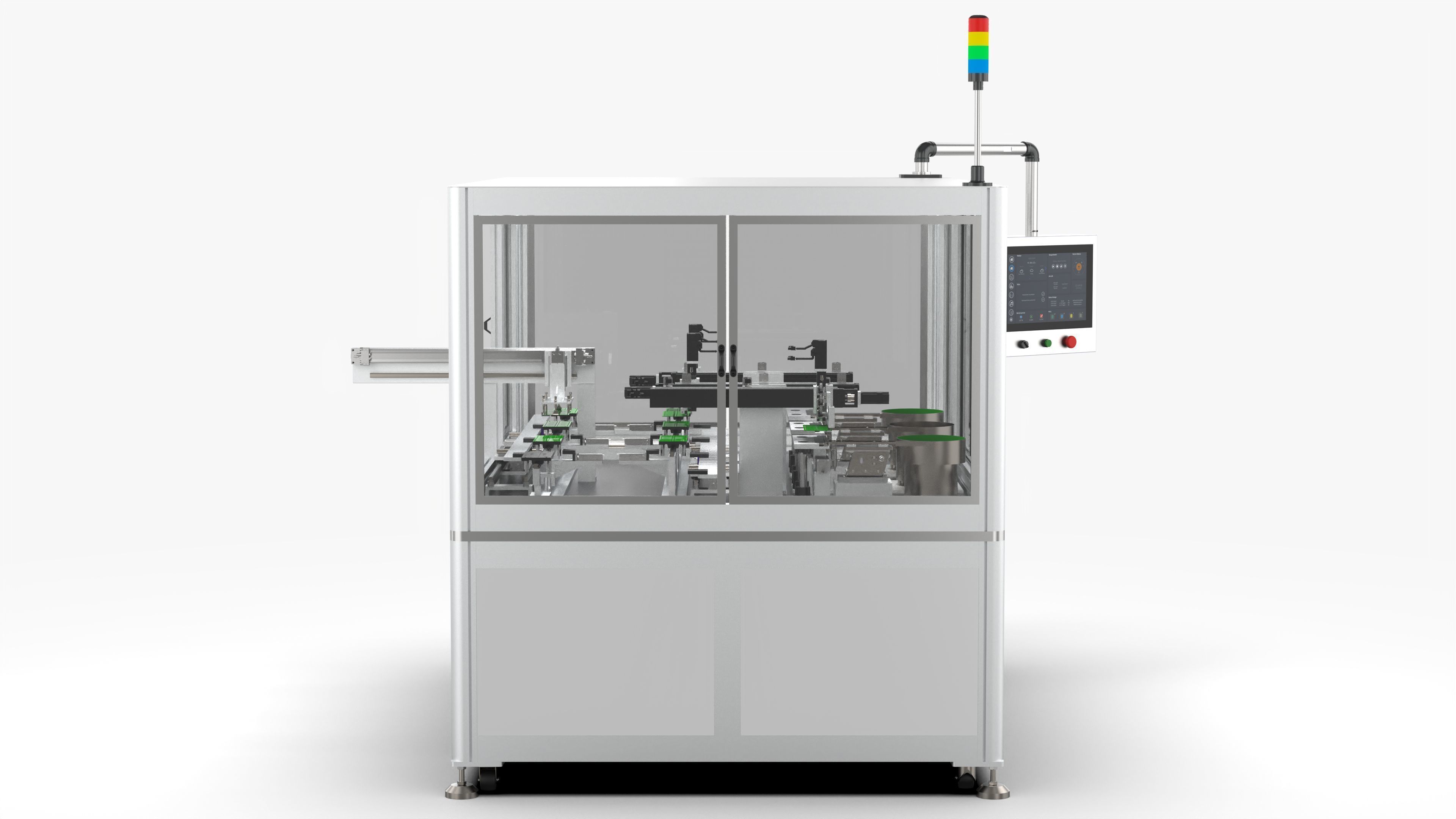 Automatic PCB Assembly Machine 3D model_6