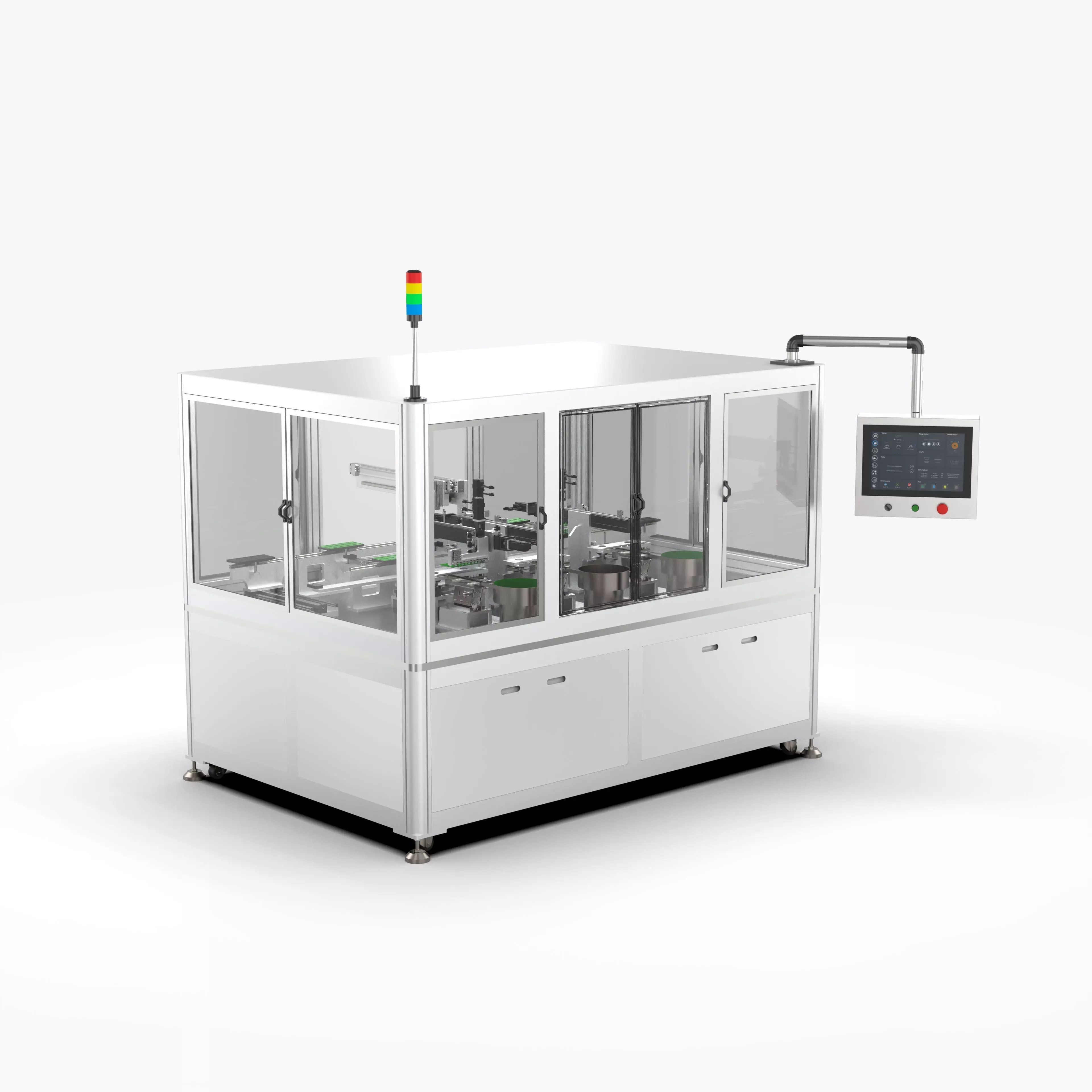 Automatic PCB Assembly Machine 3D model_0