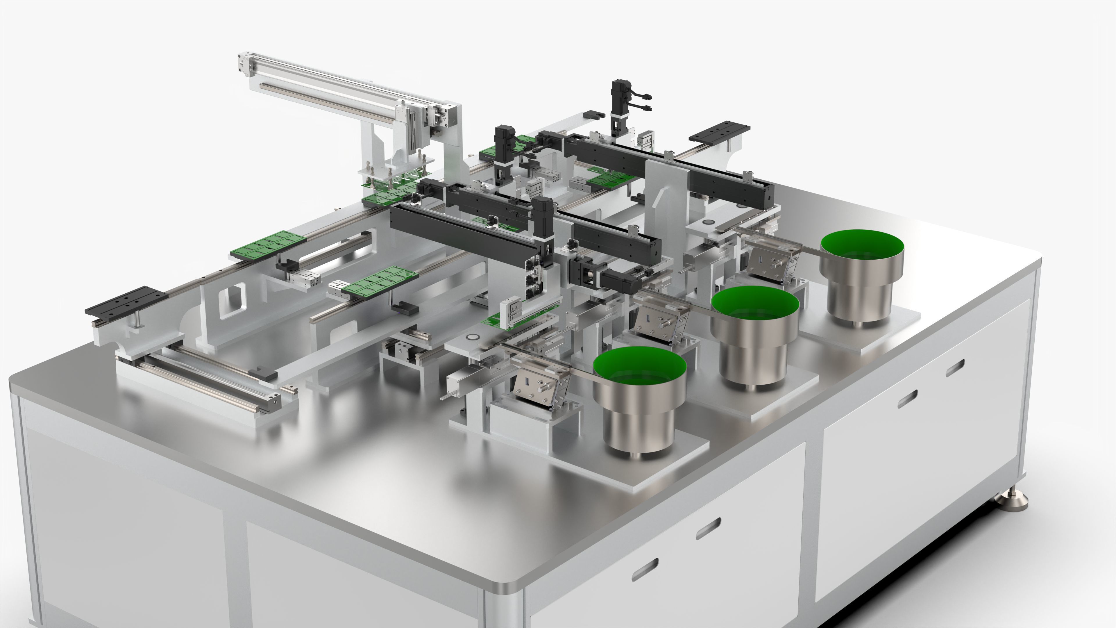 Automatic PCB Assembly Machine 3D model_8