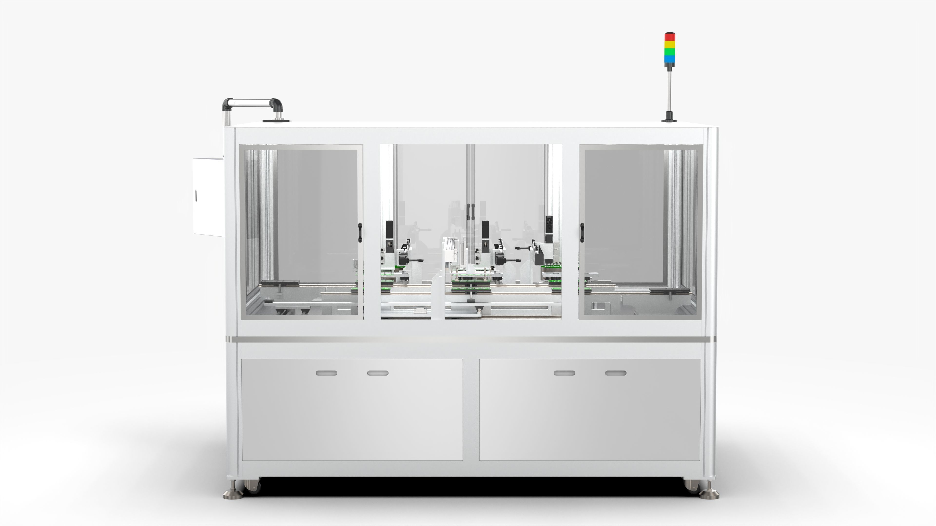 Automatic PCB Assembly Machine 3D model_7