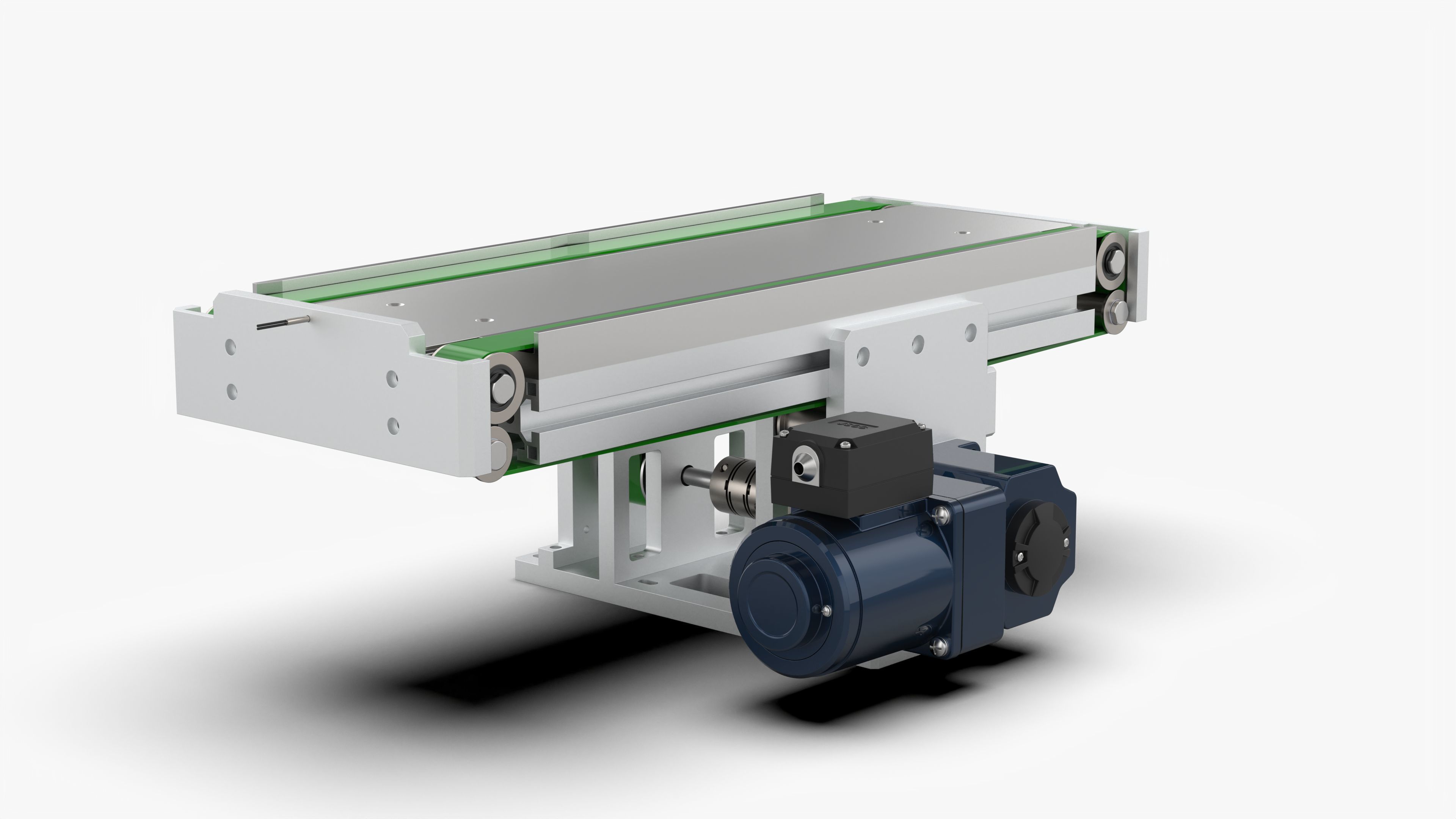 Double Belt Assembly Line Module 3D model_4