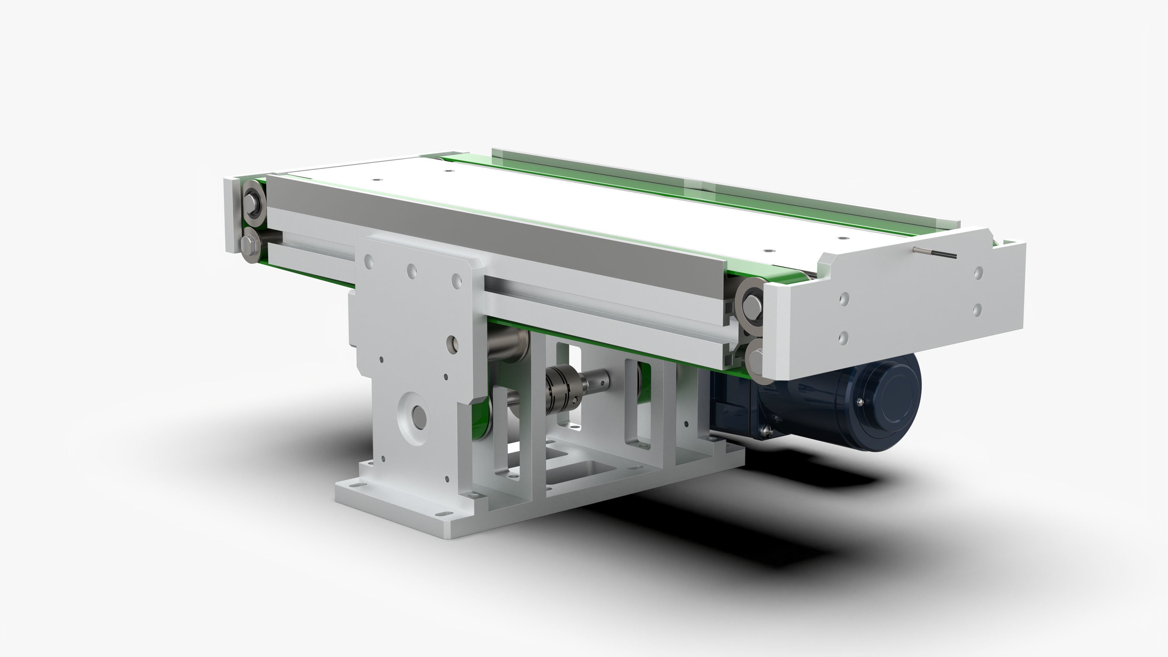 Double Belt Assembly Line Module 3D model_3