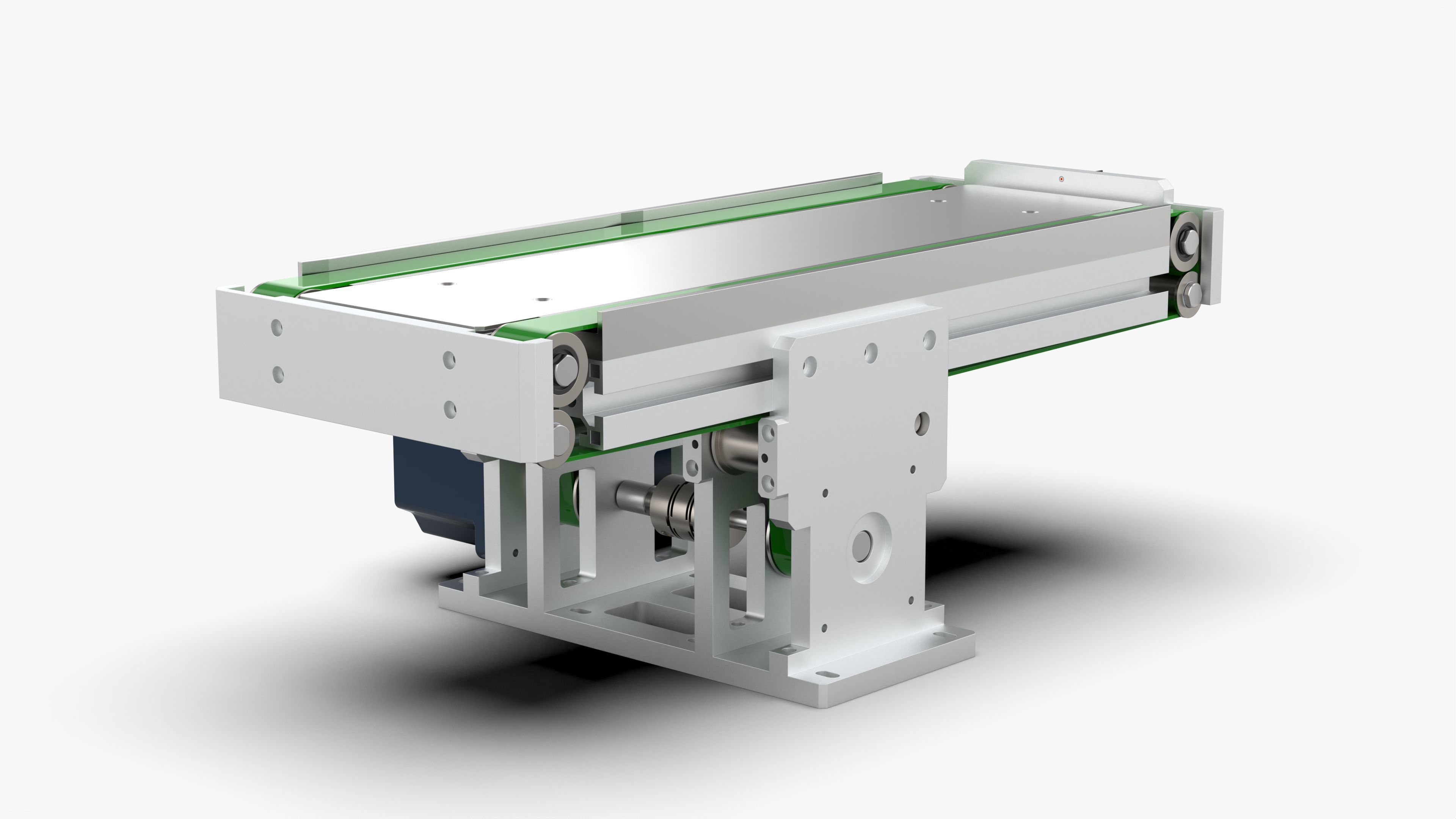 Double Belt Assembly Line Module 3D model_2