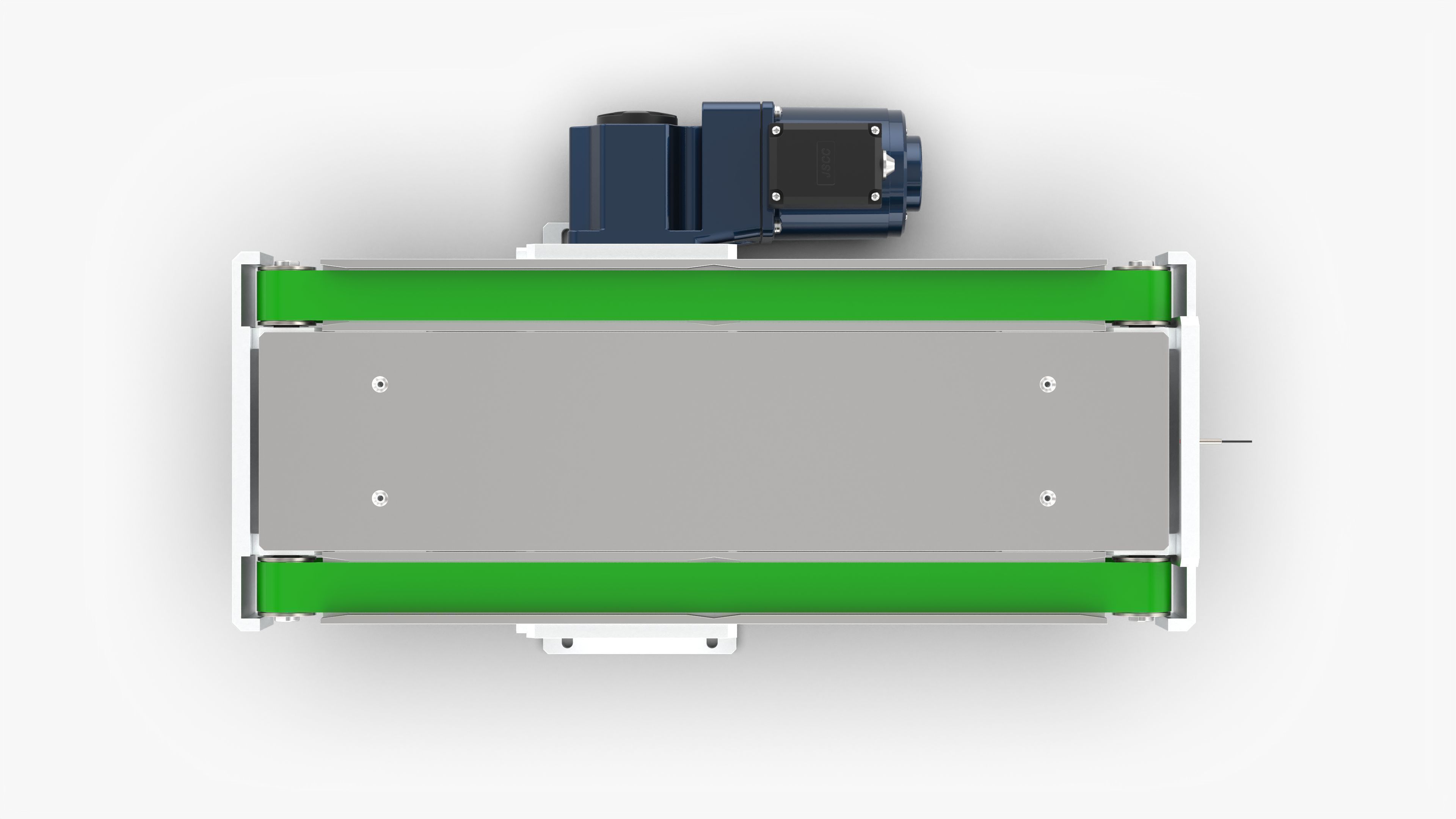 Double Belt Assembly Line Module 3D model_7