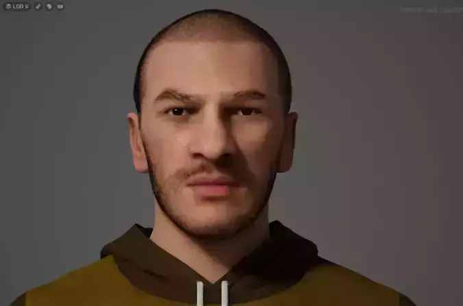 Niko Bellic HD Remastered 3D Model Low-poly 3D model Niko Bellic HD Remastered 3D Model Low-poly 3D model