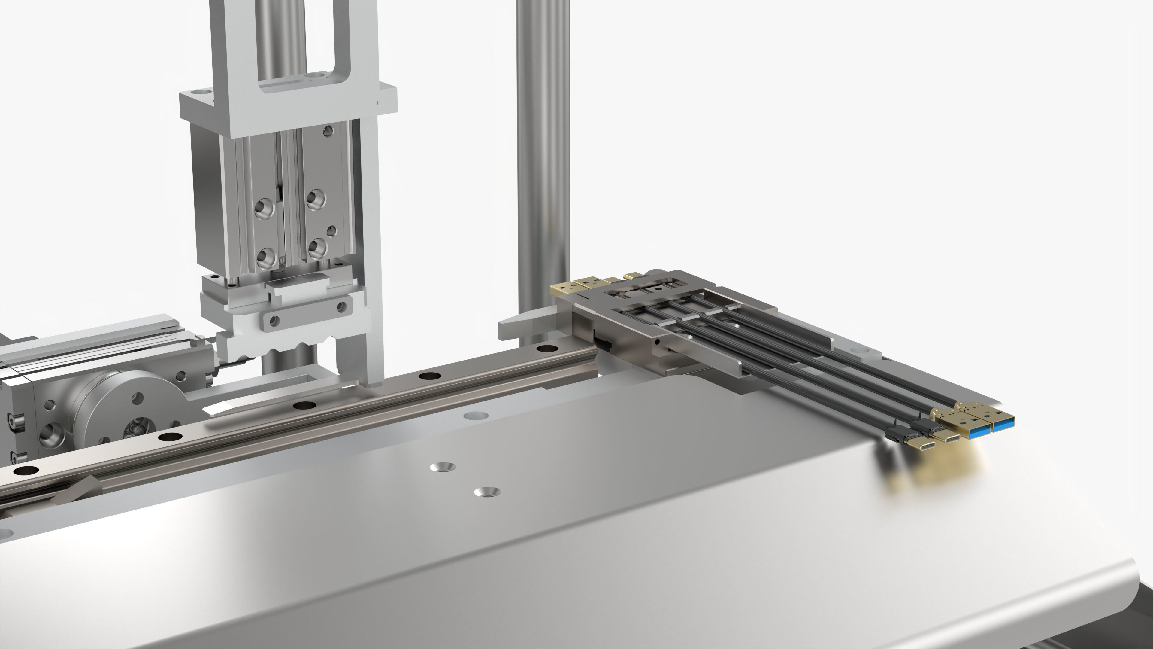 Fully automatic USB TYPE-C Welding Inspection Machine 3D model_10