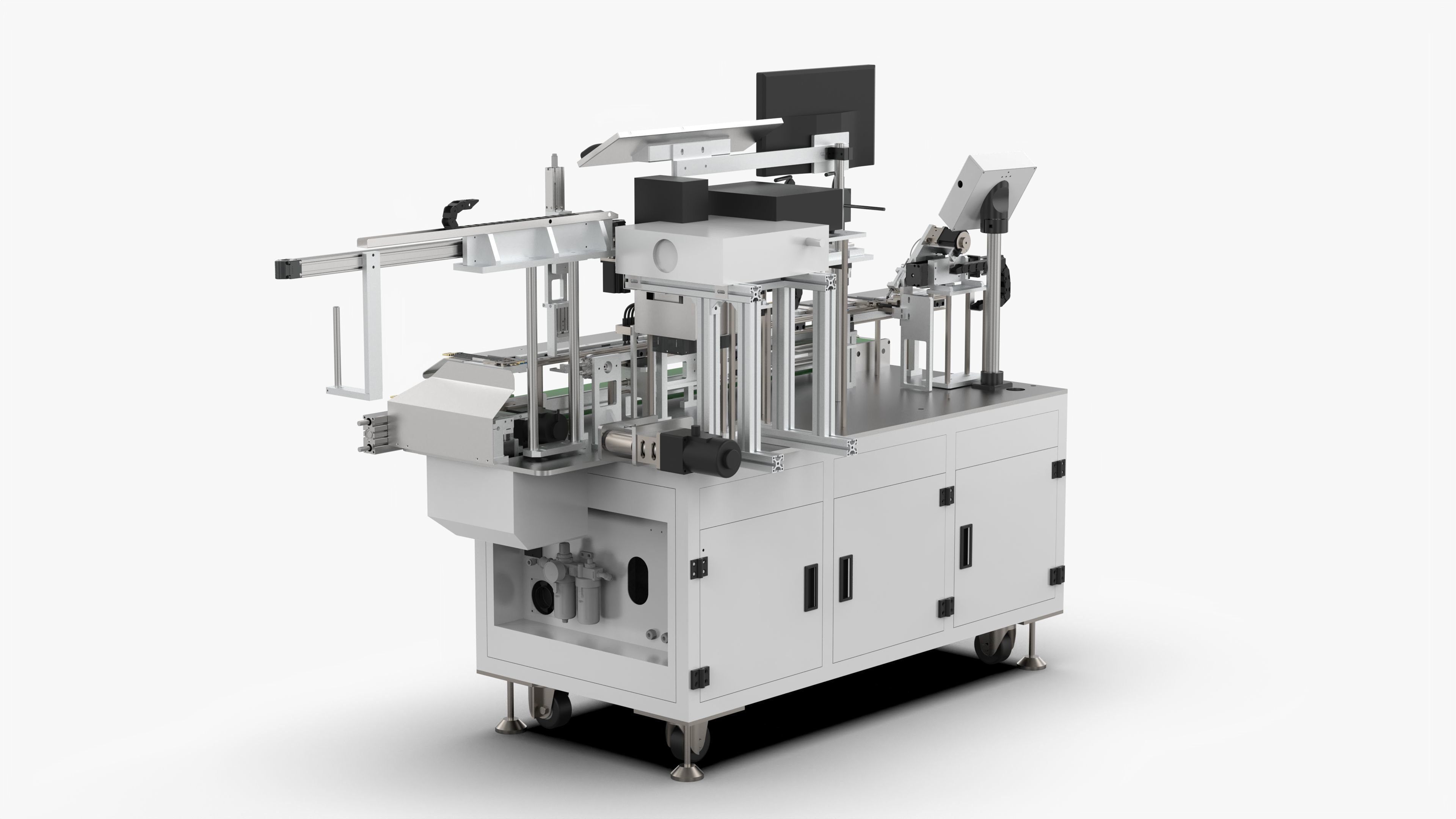 Fully automatic USB TYPE-C Welding Inspection Machine 3D model_3