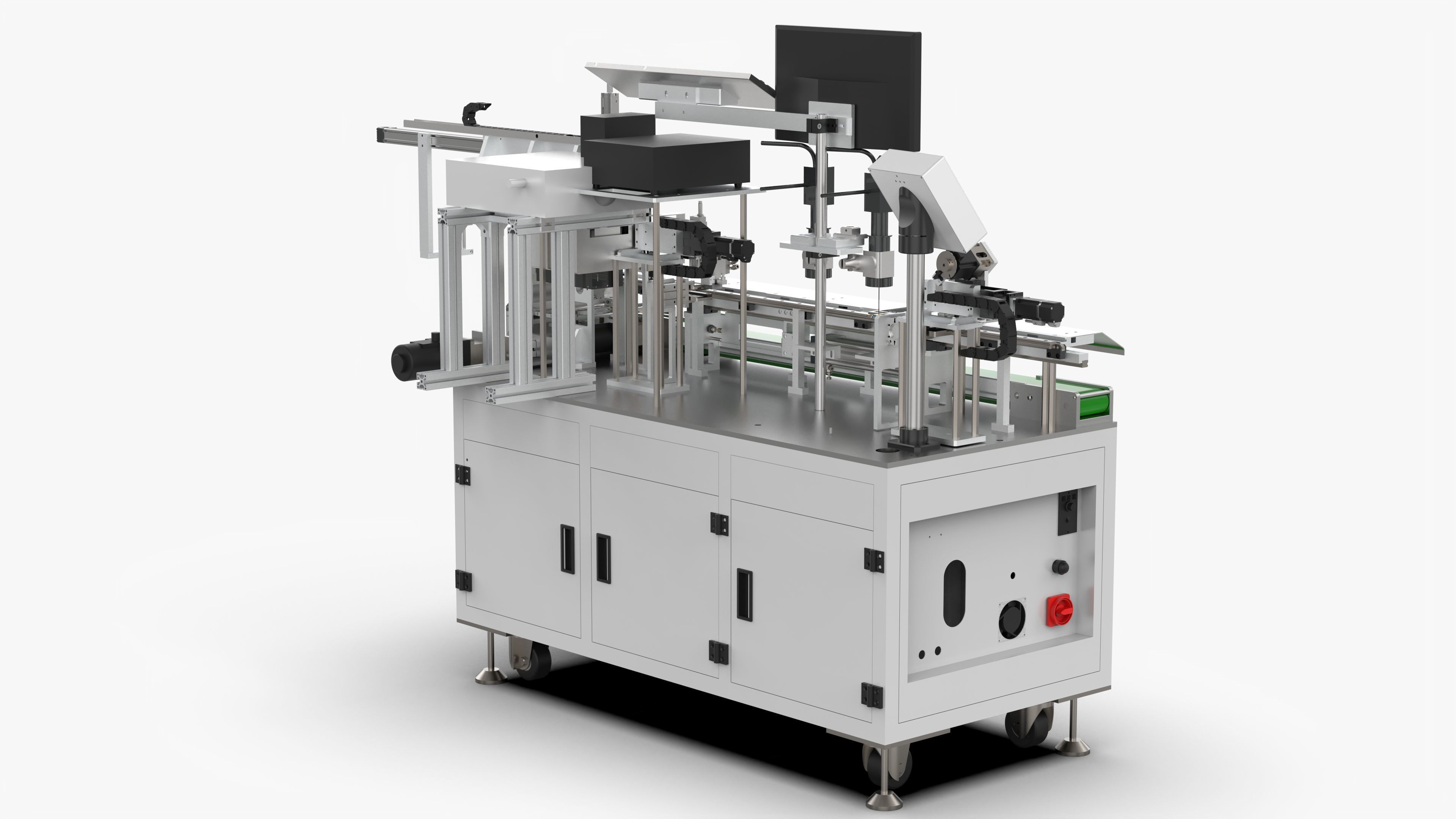 Fully automatic USB TYPE-C Welding Inspection Machine 3D model_2