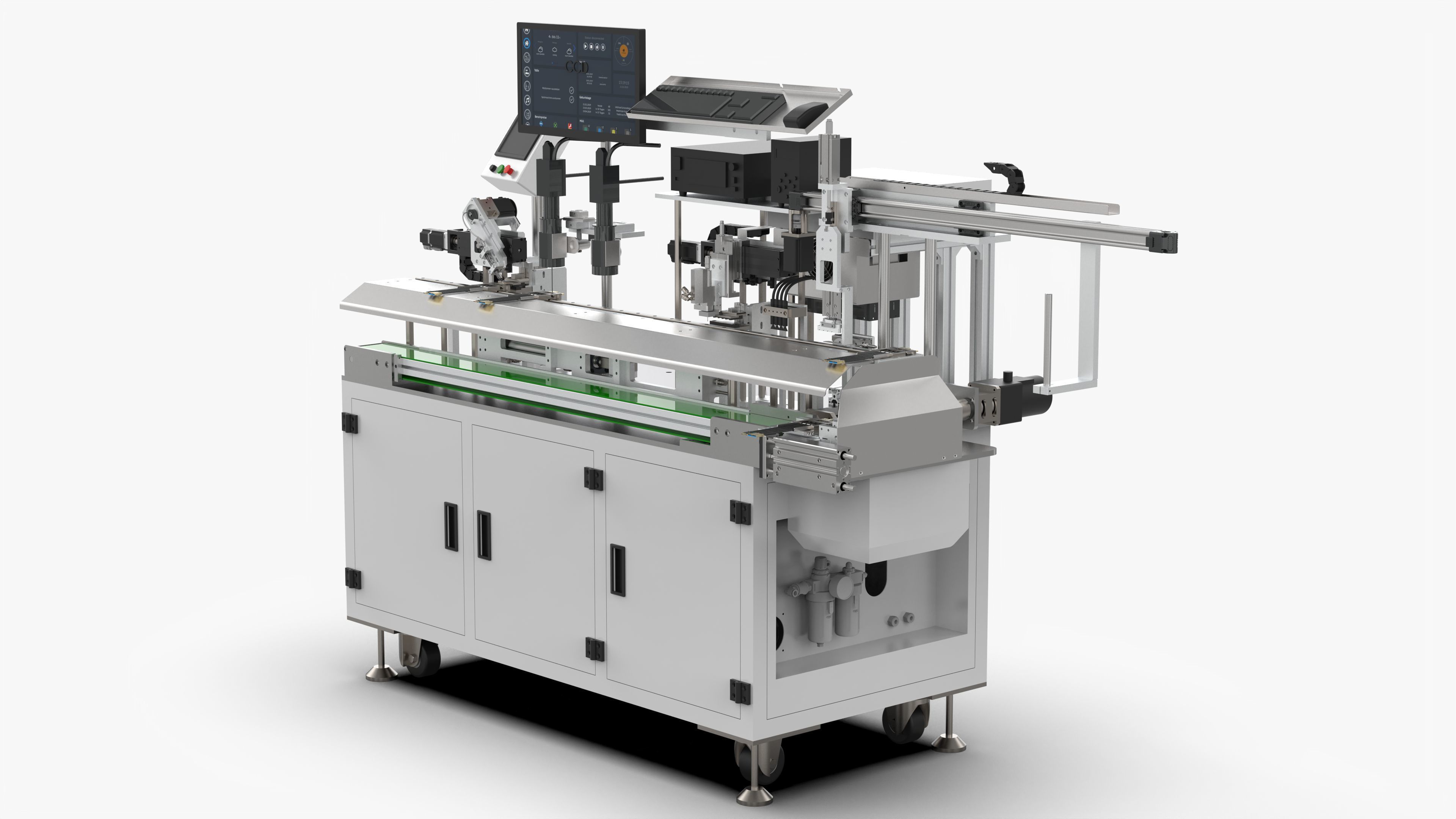 Fully automatic USB TYPE-C Welding Inspection Machine 3D model_4