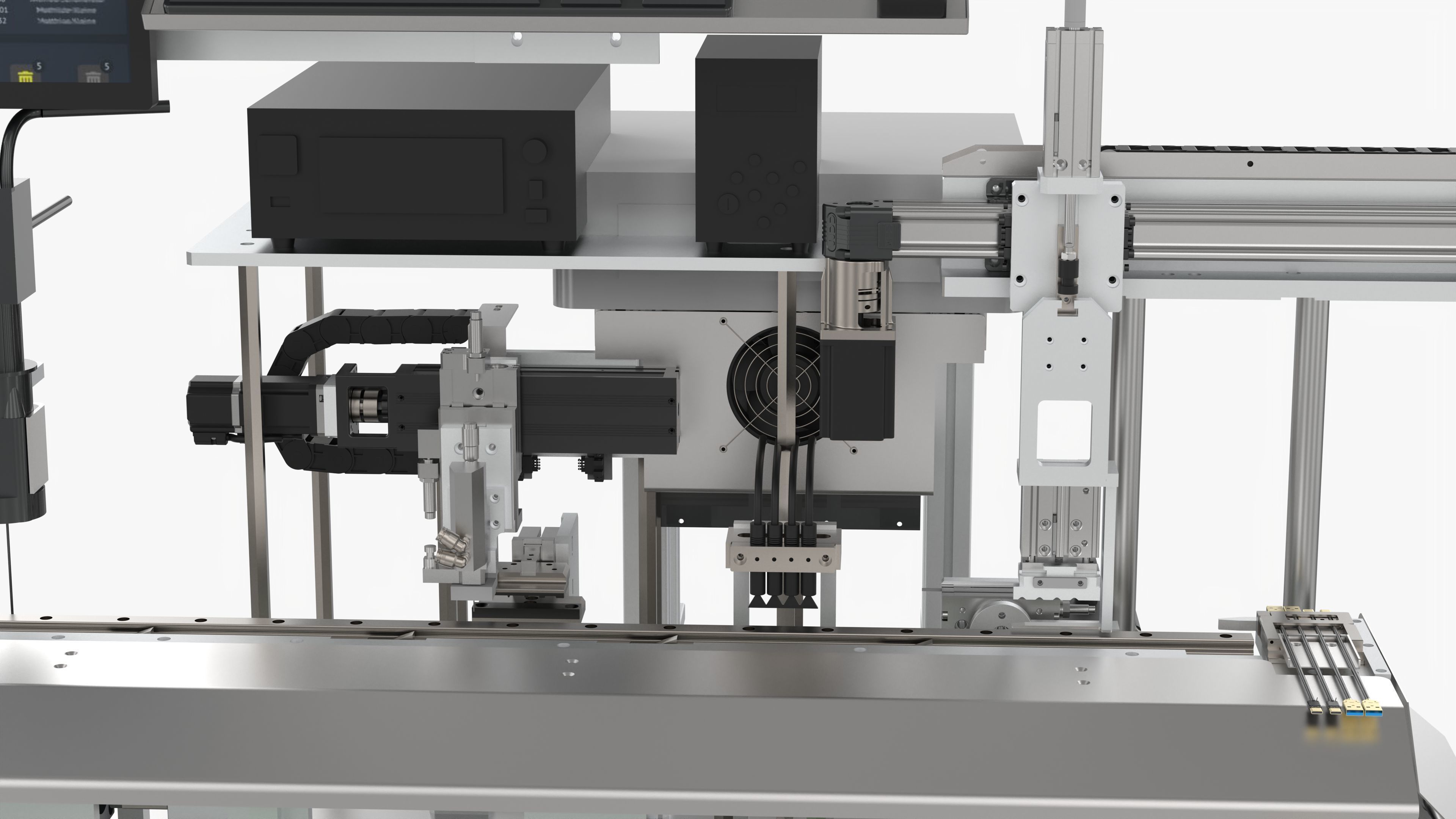 Fully automatic USB TYPE-C Welding Inspection Machine 3D model_12