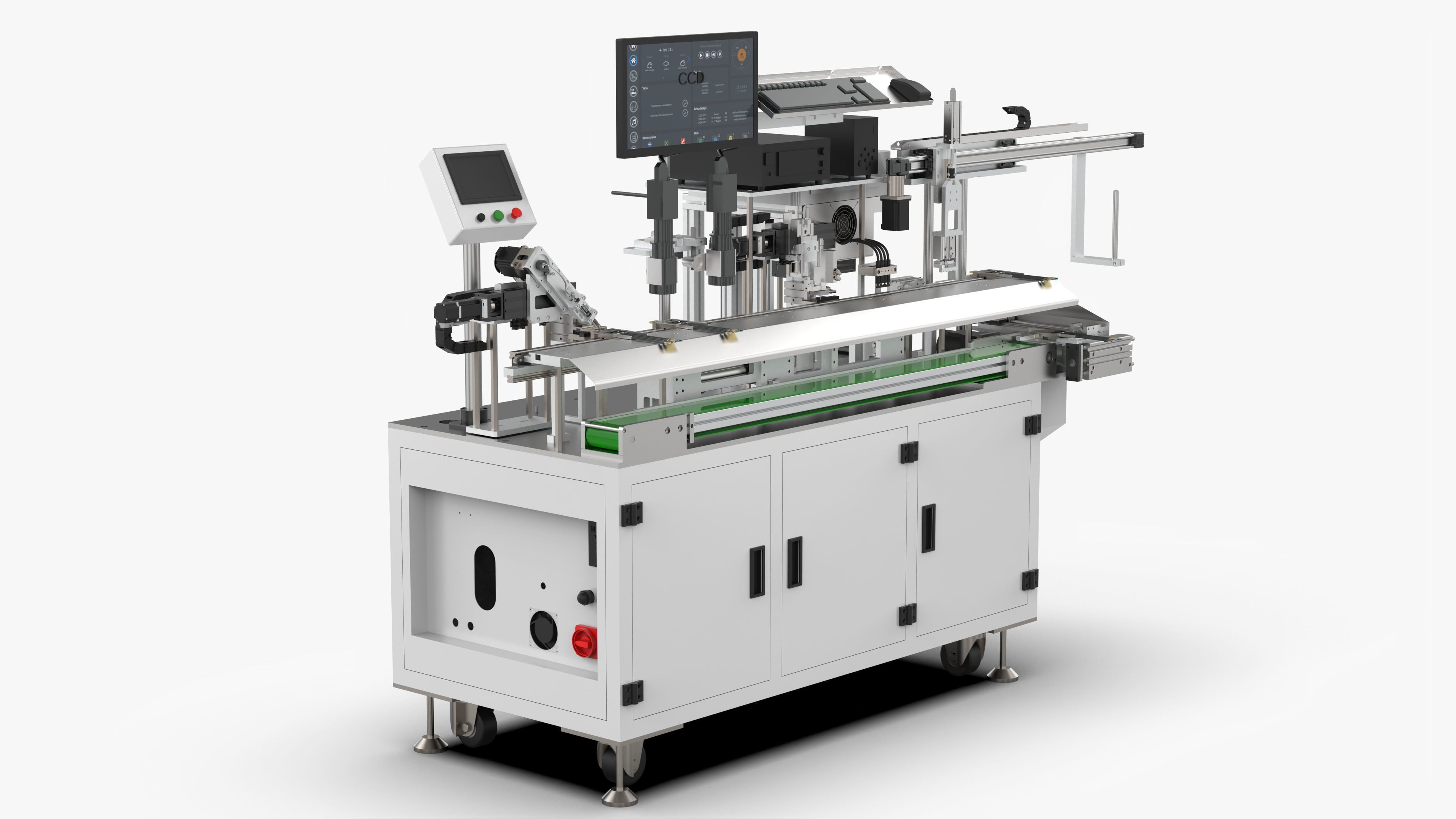 Fully automatic USB TYPE-C Welding Inspection Machine 3D model_1