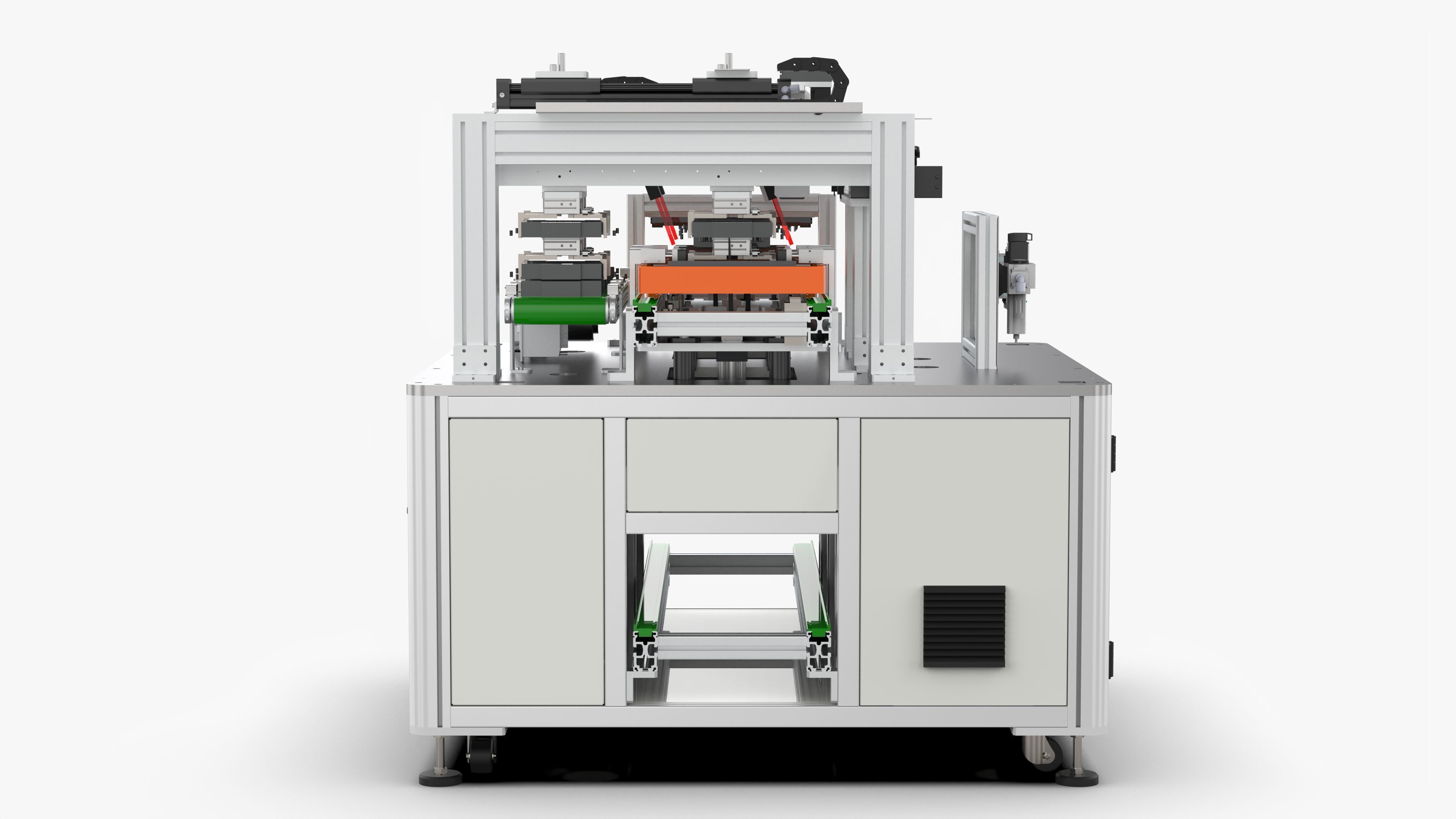 Automatic Glue Detection Stringing Machine 3D model_5