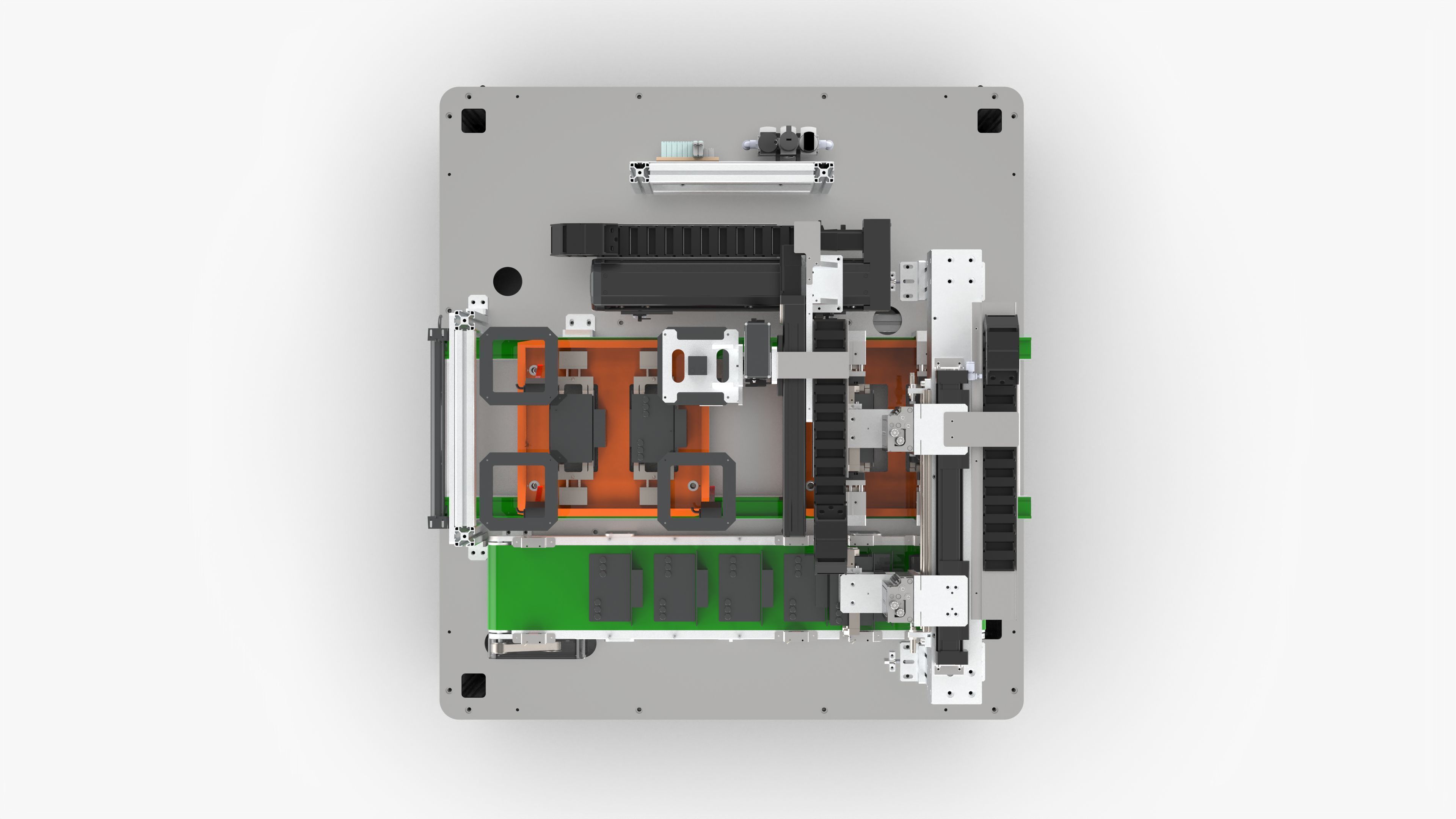 Automatic Glue Detection Stringing Machine 3D model_7
