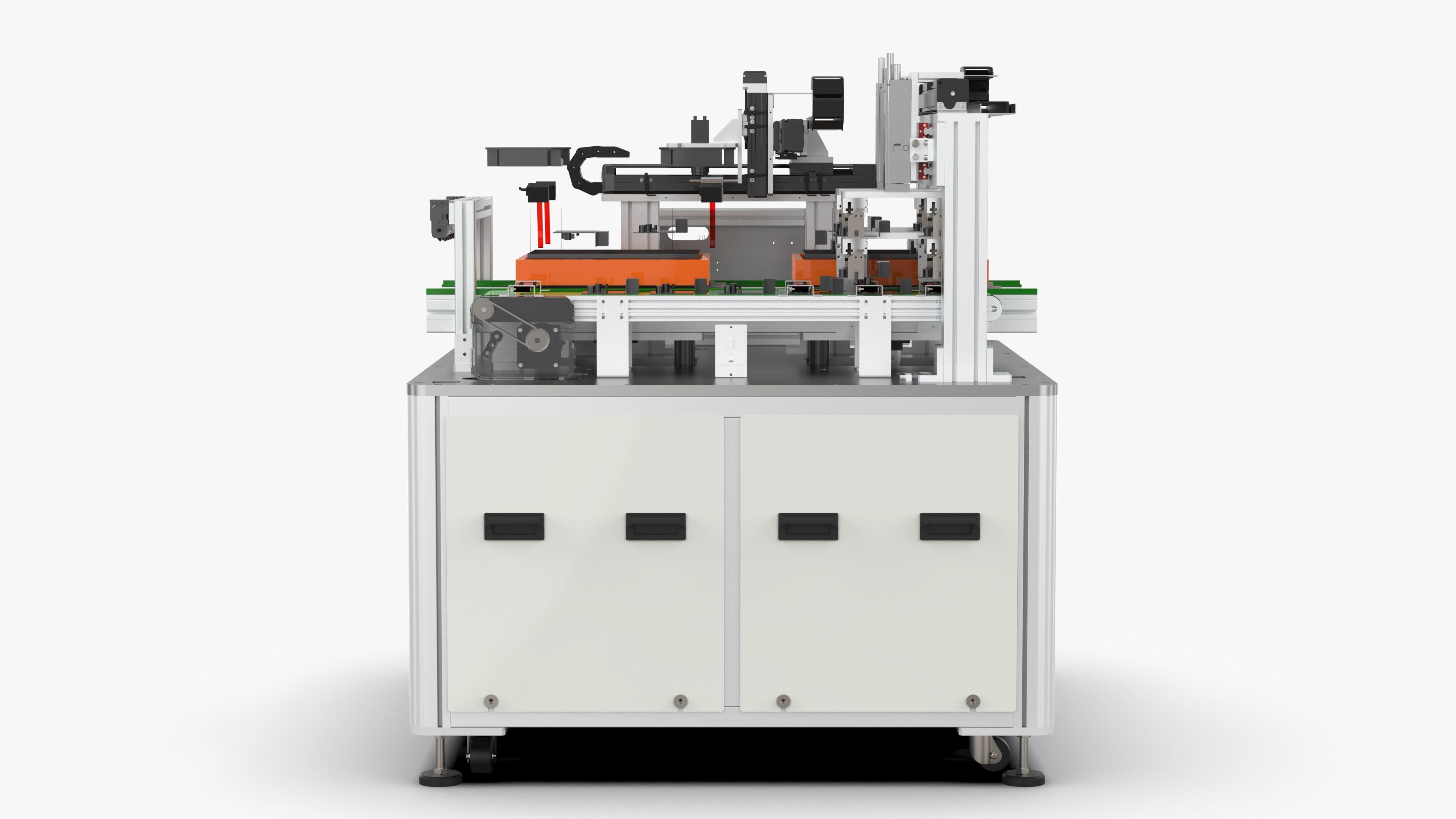Automatic Glue Detection Stringing Machine 3D model_6