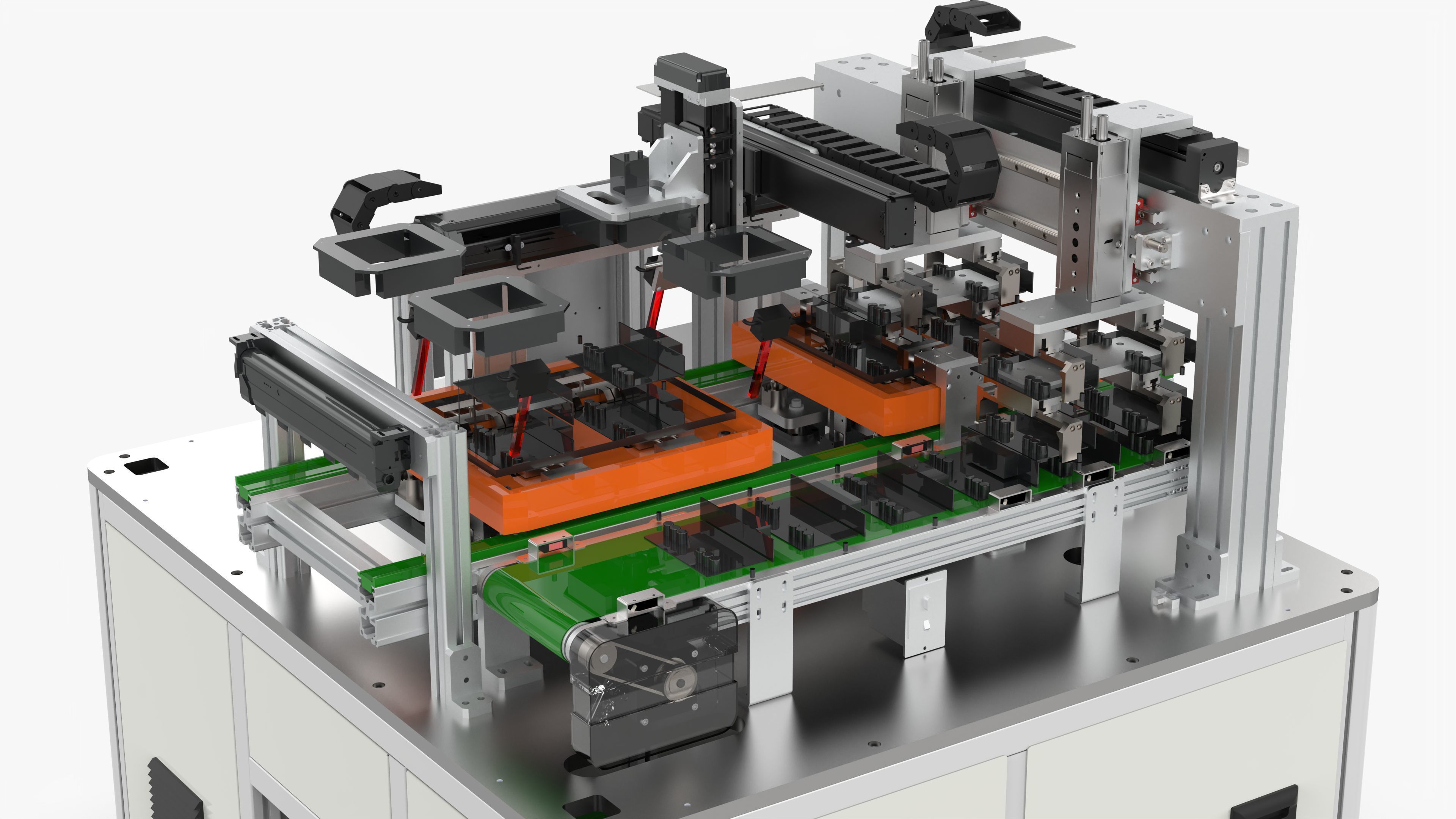 Automatic Glue Detection Stringing Machine 3D model_8