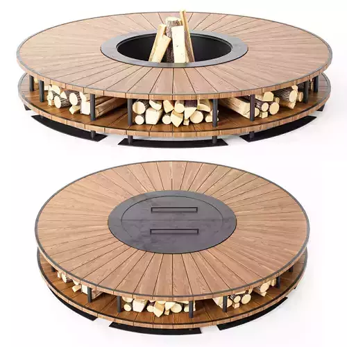 Fire Pit 04 3D model
