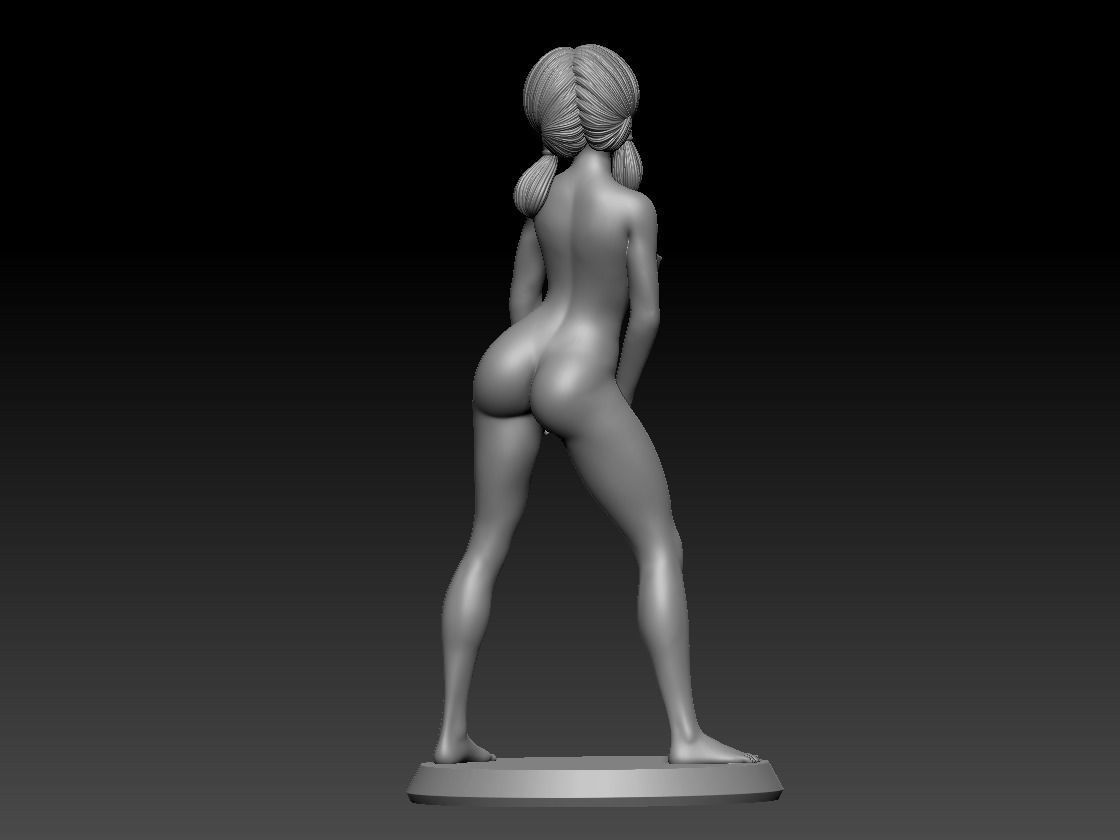 DRAGON BALL - VIDEL - FANART - WHEN SHE WAS 18 YEARS OLD 3D print model_12