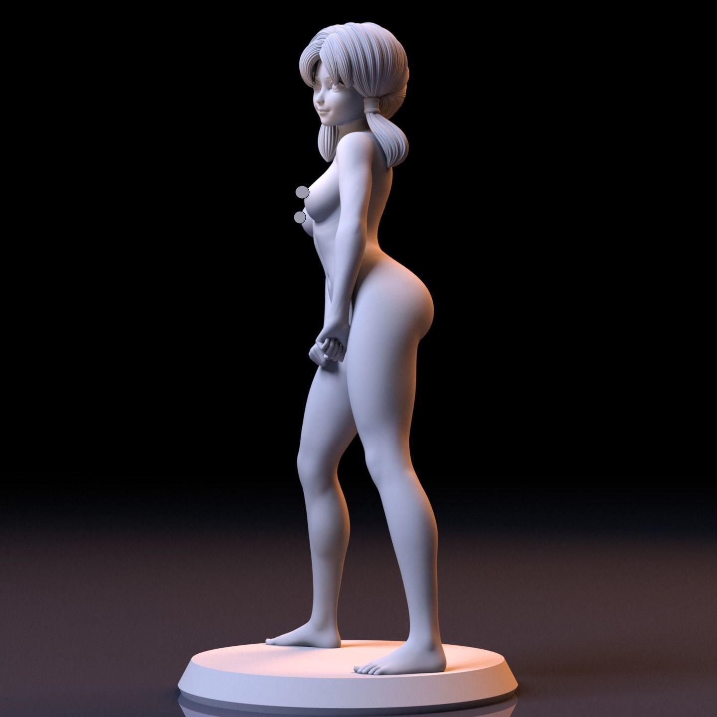 DRAGON BALL - VIDEL - FANART - WHEN SHE WAS 18 YEARS OLD 3D print model_5
