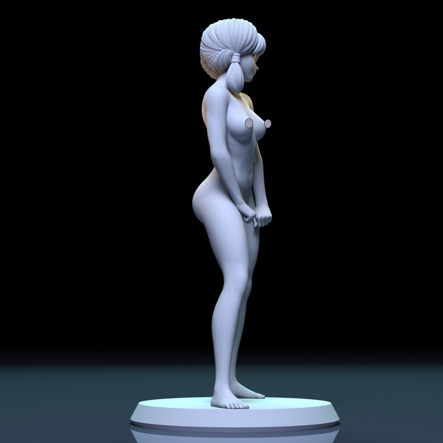 DRAGON BALL - VIDEL - FANART - WHEN SHE WAS 18 YEARS OLD 3D print model_3
