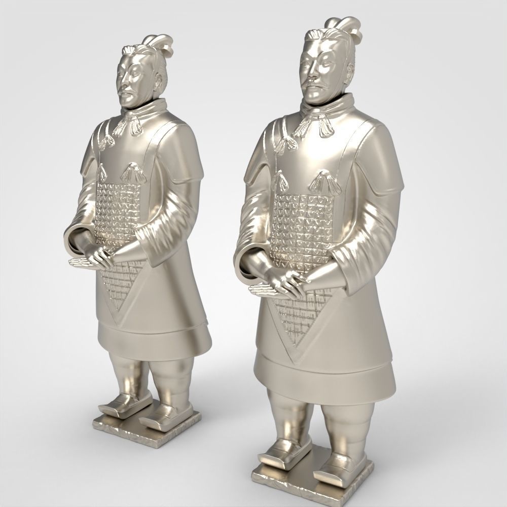 Terracotta Army sculptures depicting the armies of Qin Shi Huang 3D model 3D printable | CGTrader