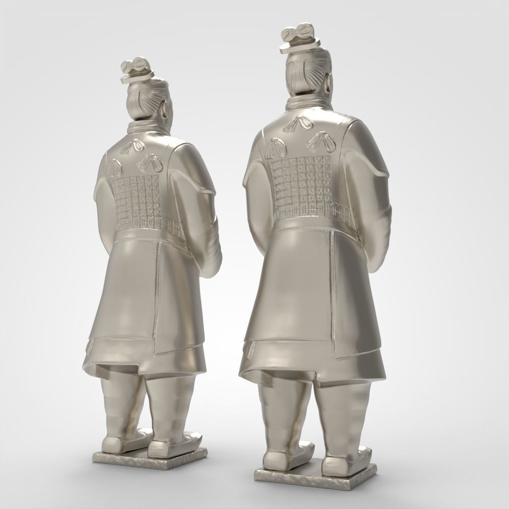 Terracotta Army sculptures depicting the armies of Qin Shi Huang 3D model 3D printable | CGTrader