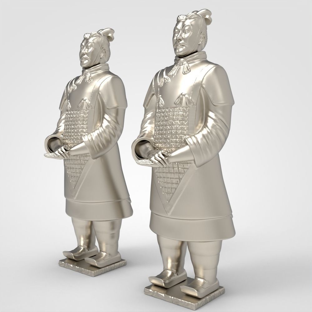 Terracotta Army sculptures depicting the armies of Qin Shi Huang 3D model 3D printable | CGTrader