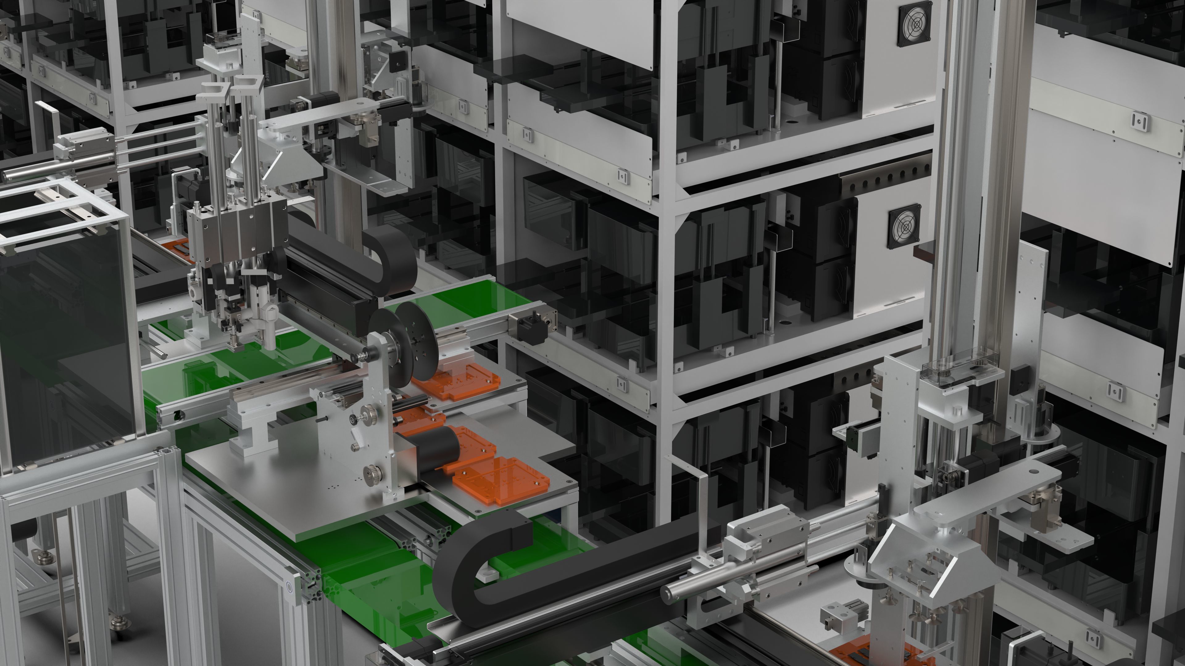 Aging Labeling Test Line Body SMT 3D model_12