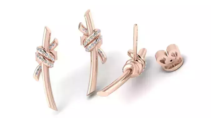 Tiffany Knot Earrings