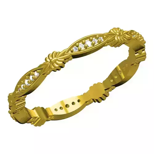 Vintage Style Wedding Band