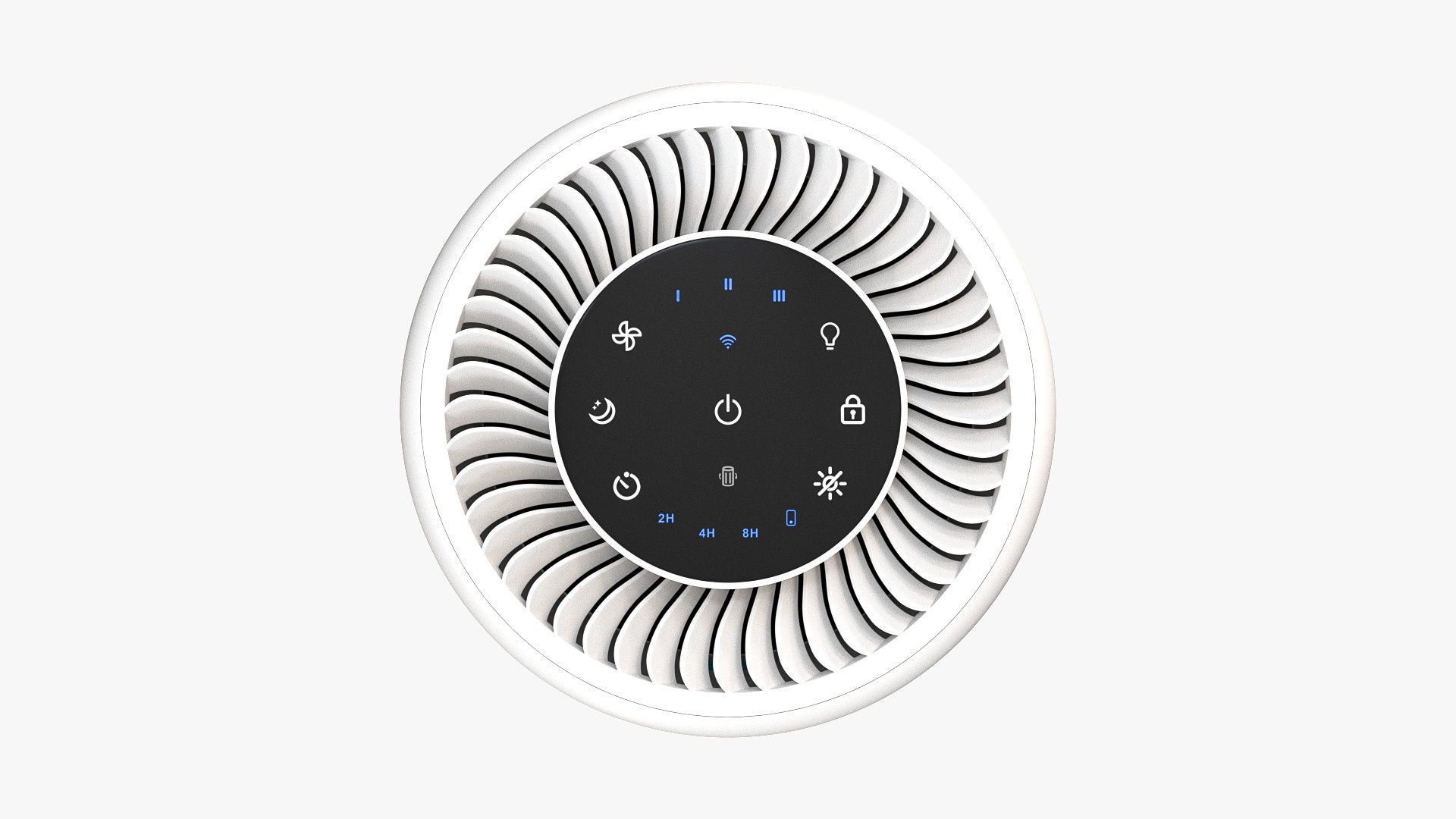 Levoit Core 200S Air Purifier White 3D model_7