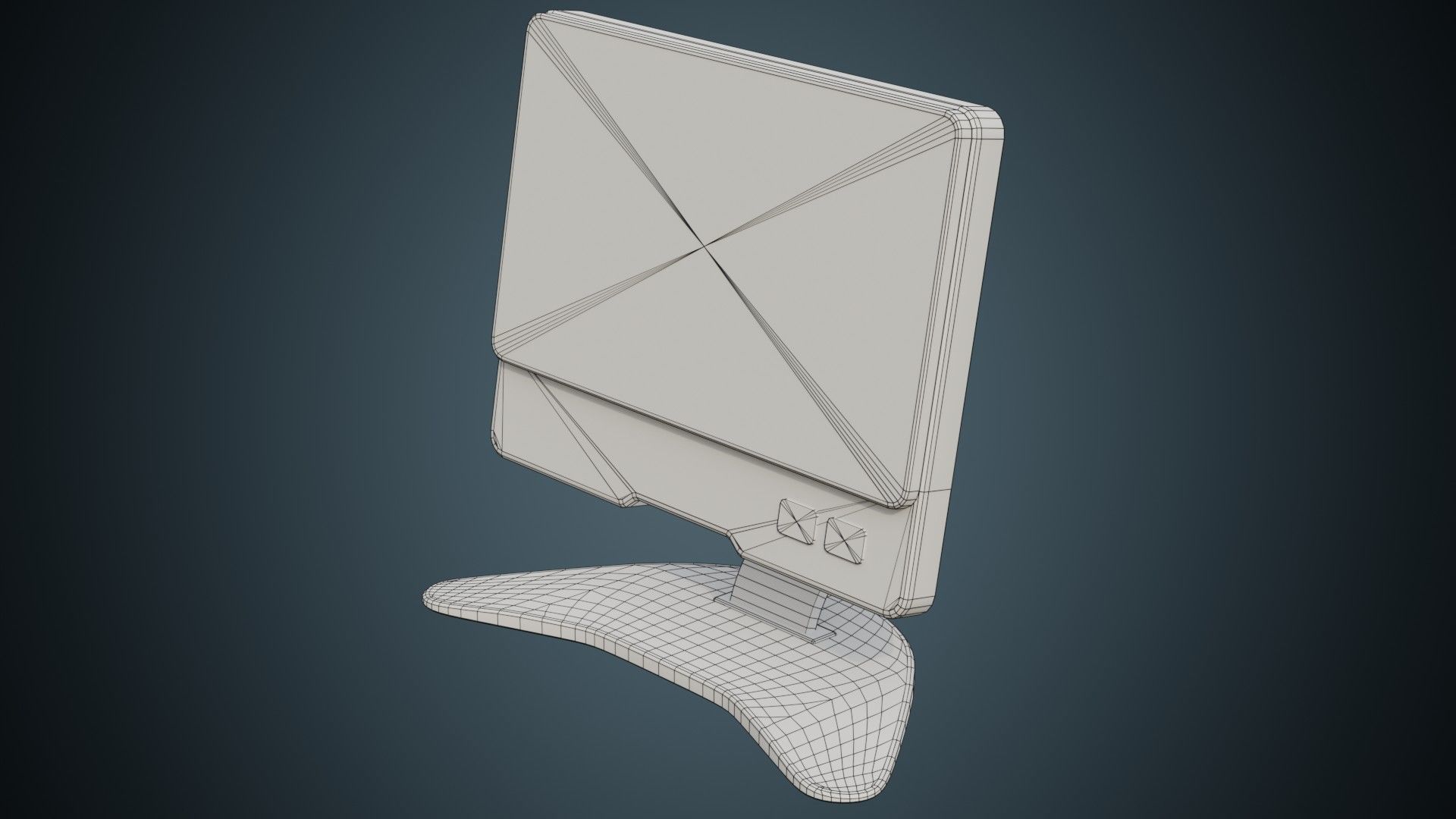 Medical Computer 1A Low-poly 3D model_6