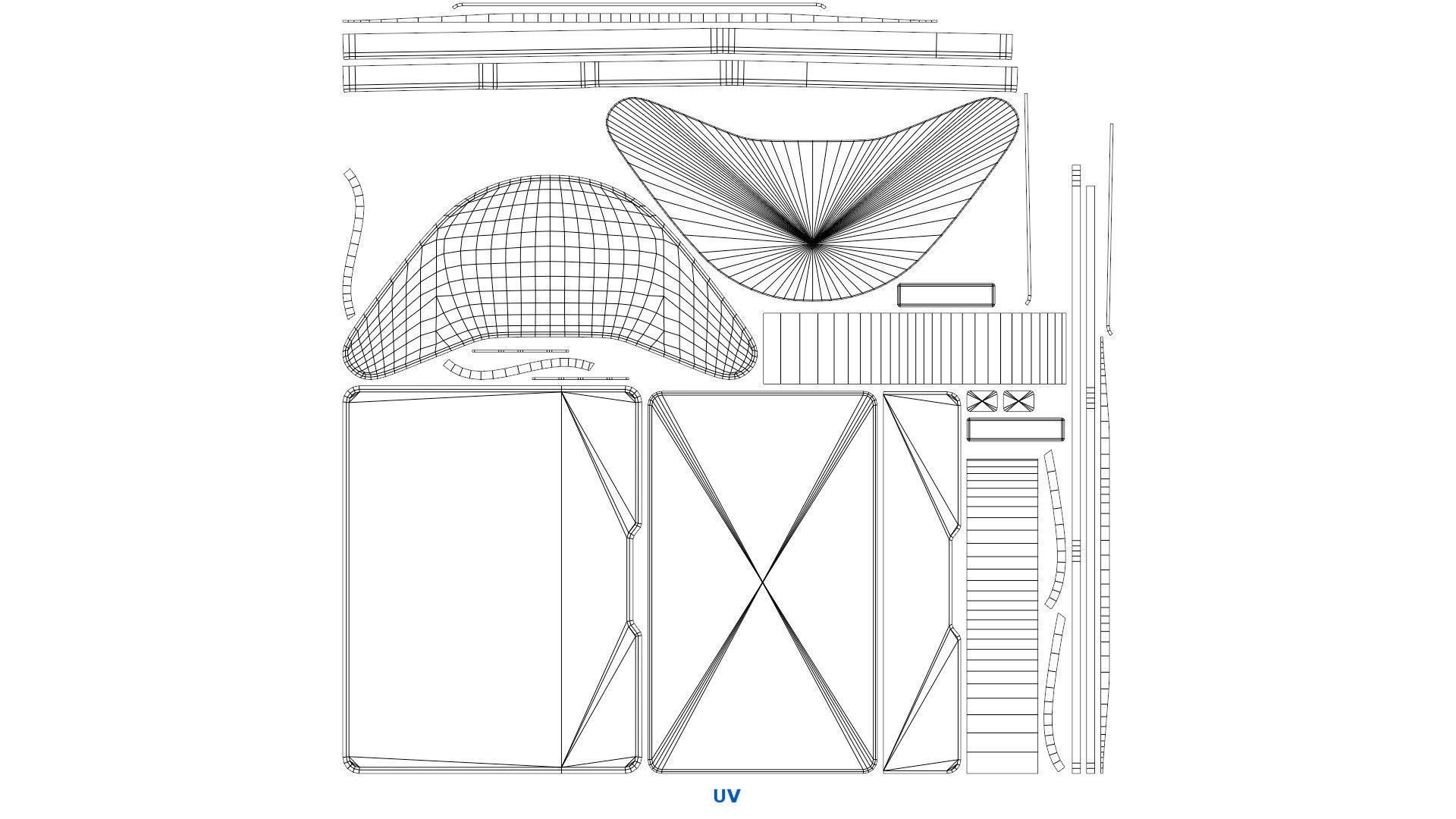 Medical Computer 1A Low-poly 3D model_8