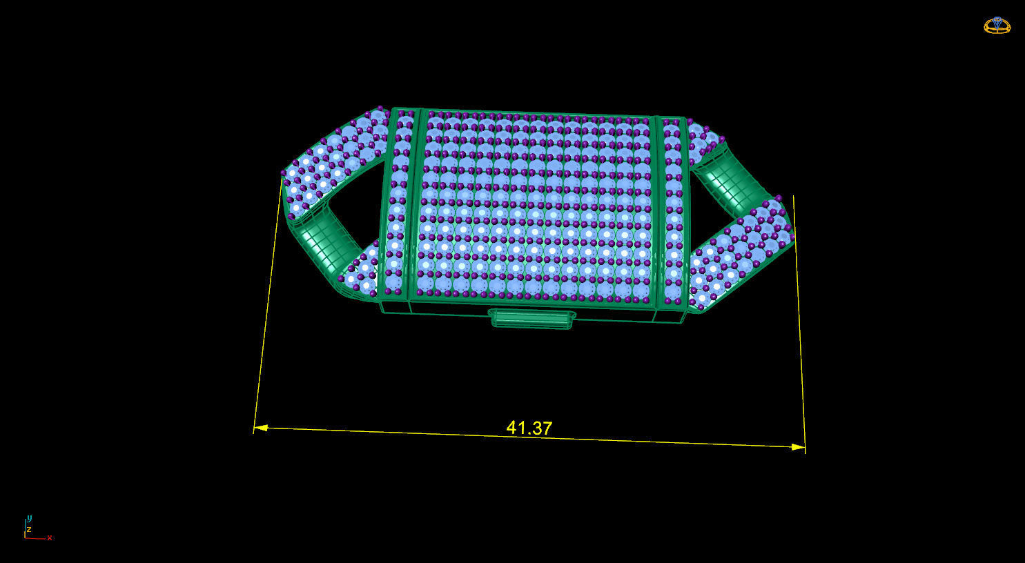 3D printed model of Cuban diamond chain 3D print model_2