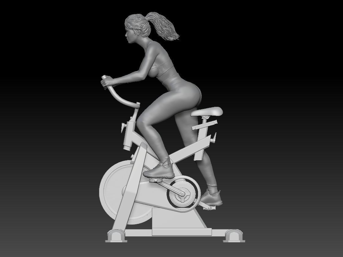 SPINNING CLASS GIRL 2 3D print model_2