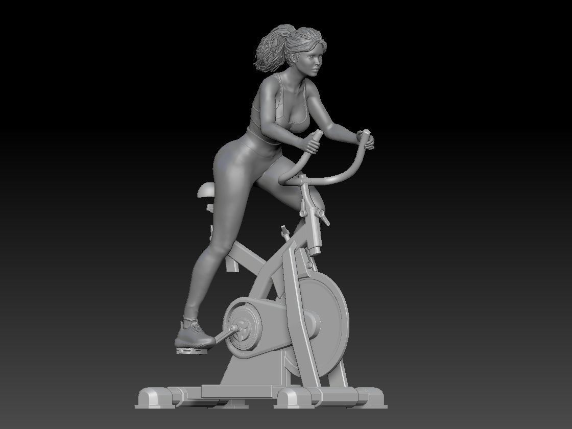 SPINNING CLASS GIRL 2 3D print model_7