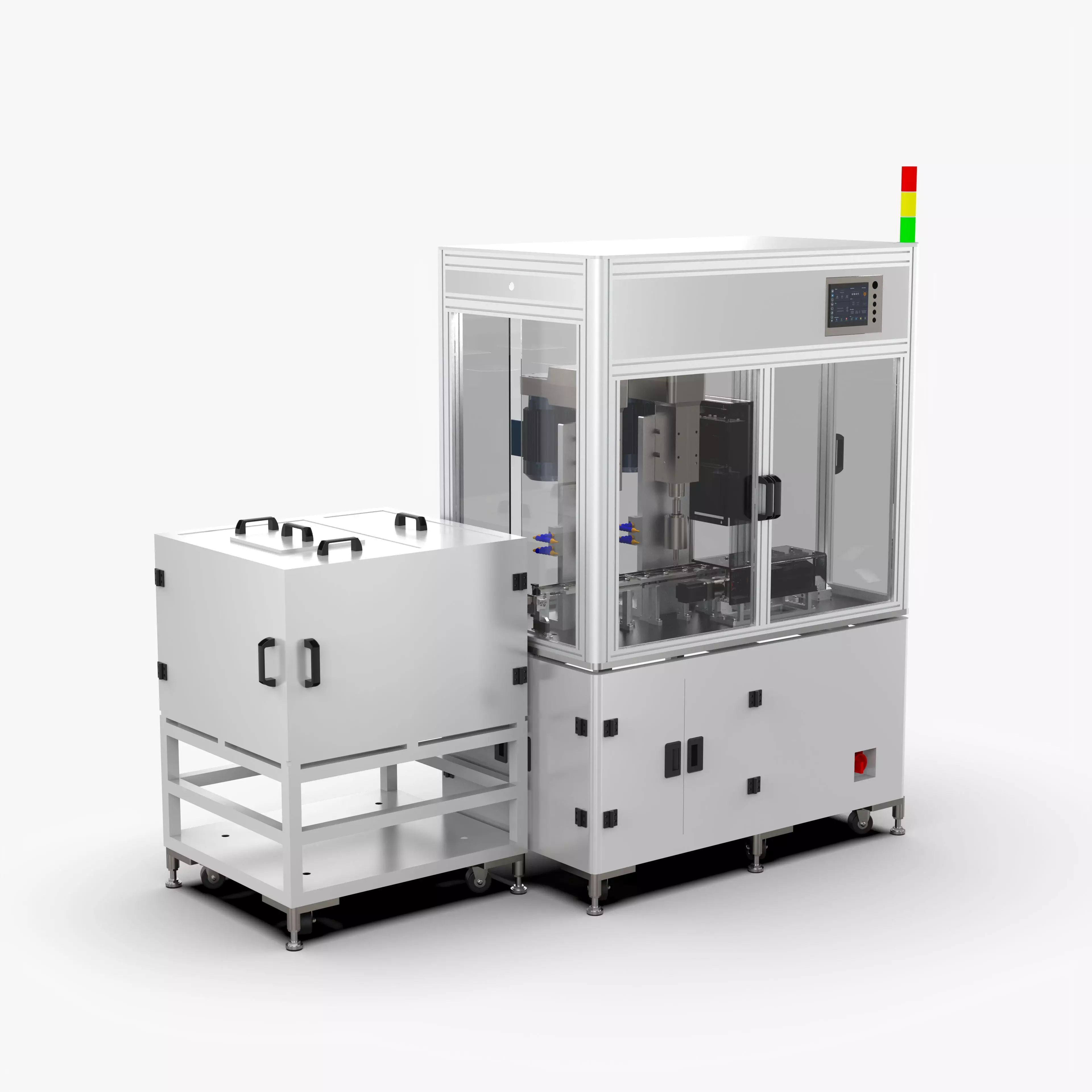 Fully Automatic Drilling and Tapping Machine 3D model_0