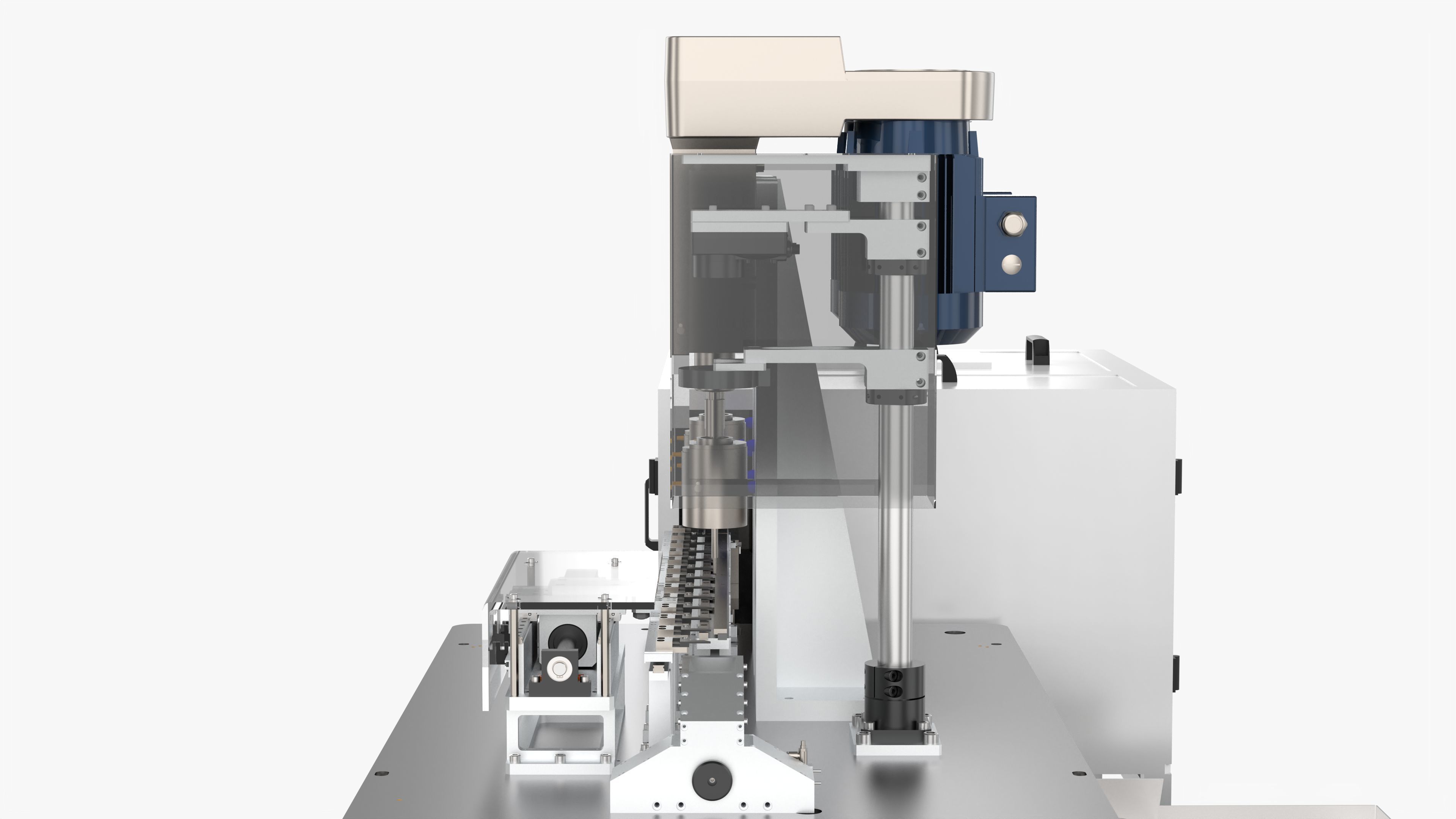 Fully Automatic Drilling and Tapping Machine 3D model_9