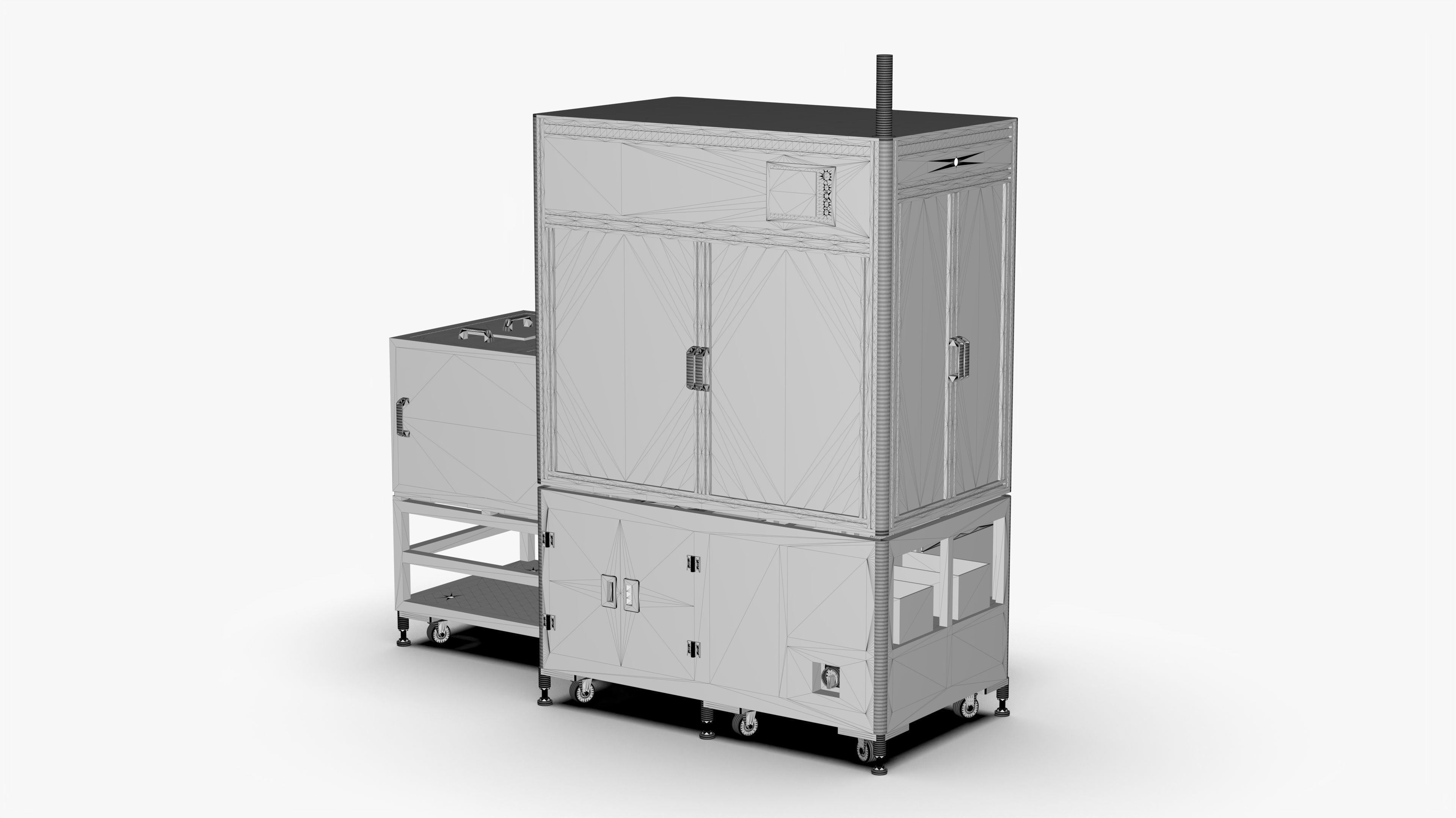 Fully Automatic Drilling and Tapping Machine 3D model_12