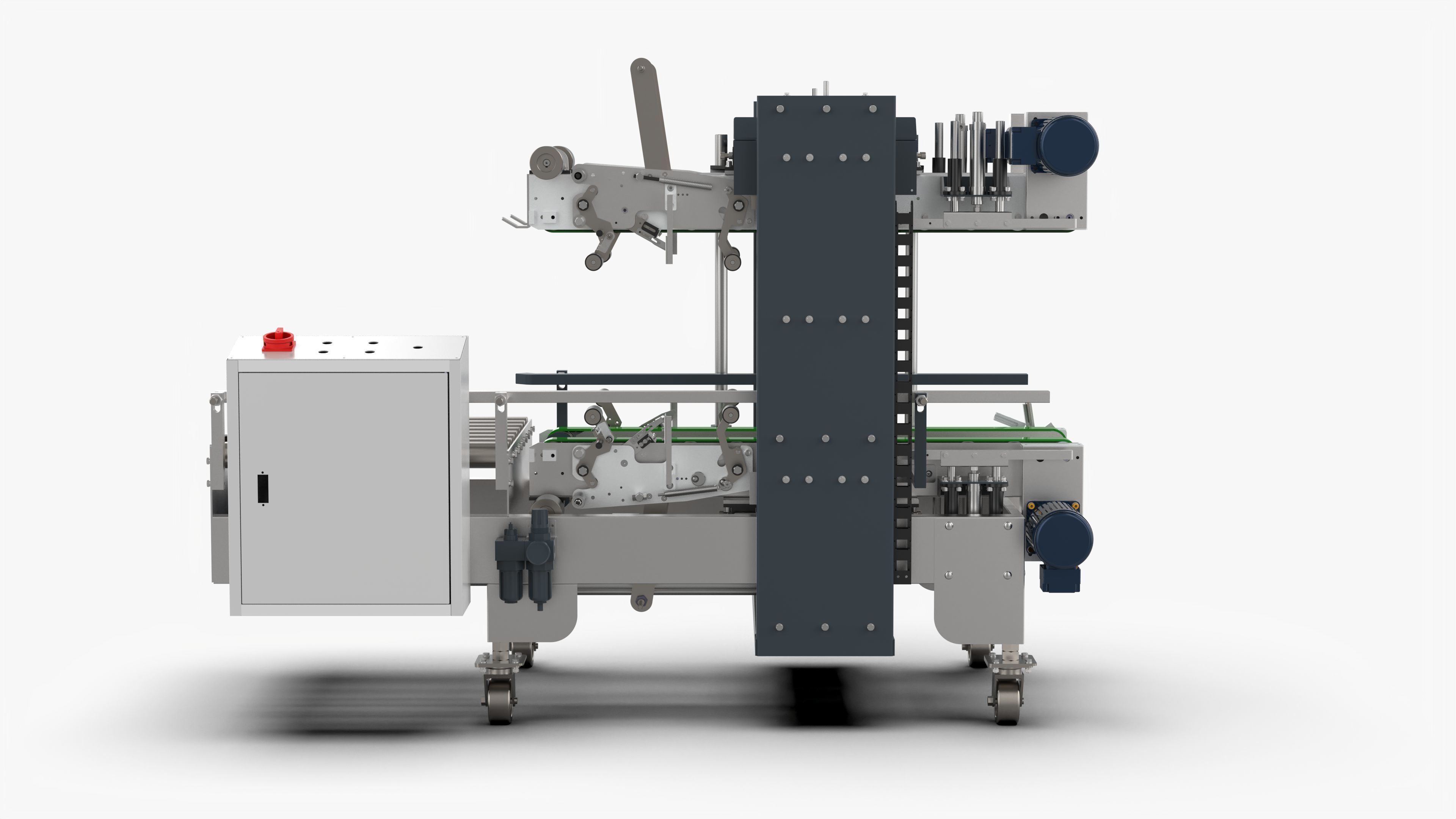 Automatic Four Corner Sealing Machine 3D model_6