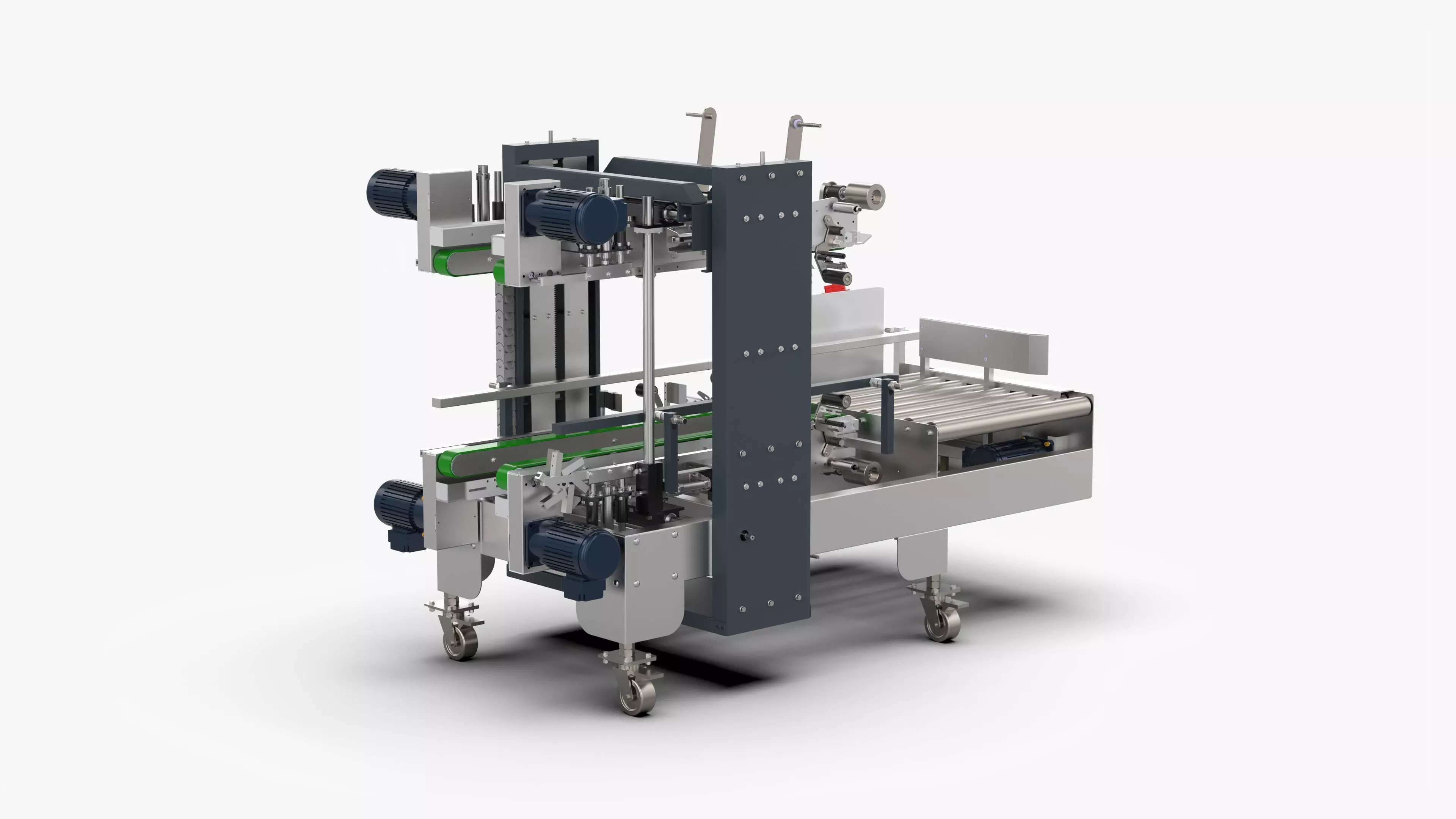 Automatic Four Corner Sealing Machine 3D model_0