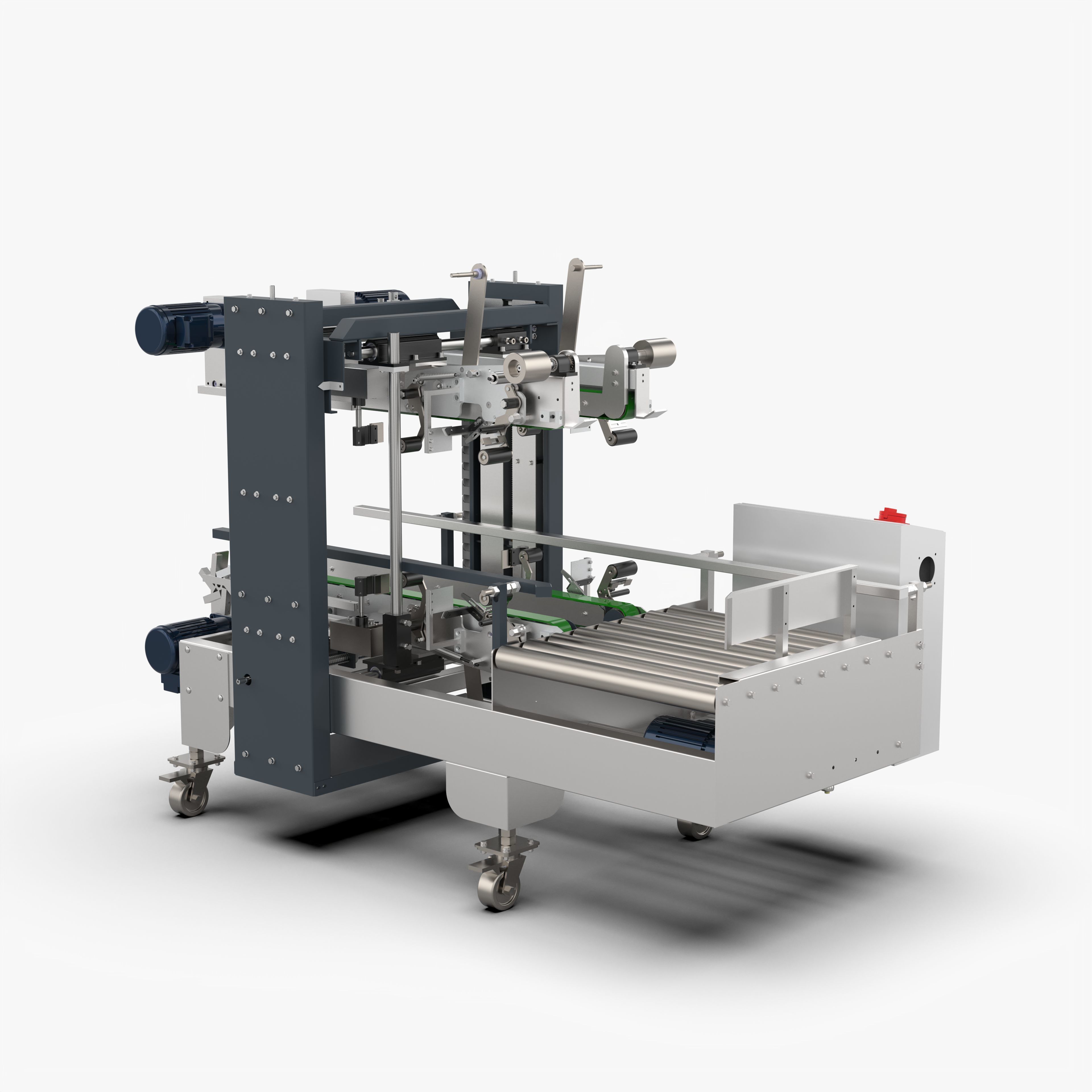 Automatic Four Corner Sealing Machine 3D model_5