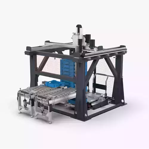 Gantry Palletizing and Packing Truss Manipulator 3D model