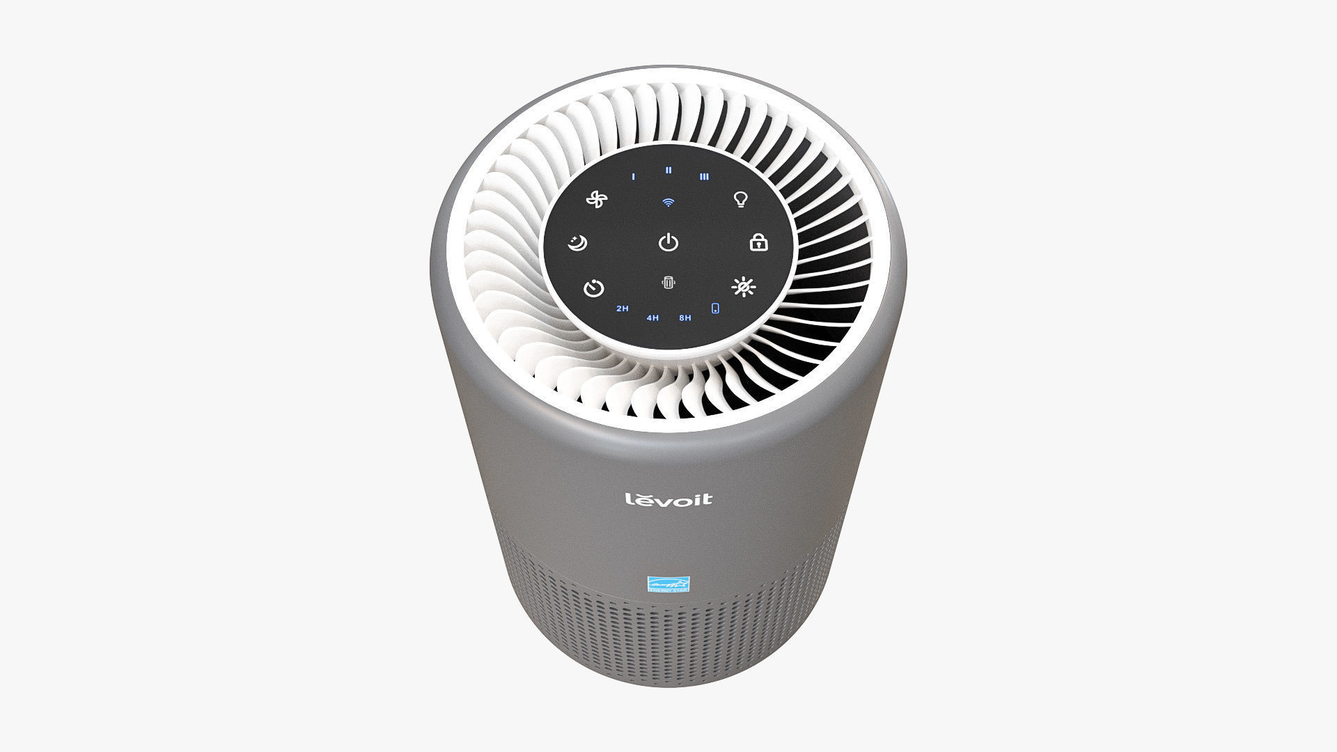 Levoit Core 200S Air Purifier Grey 3D model_6