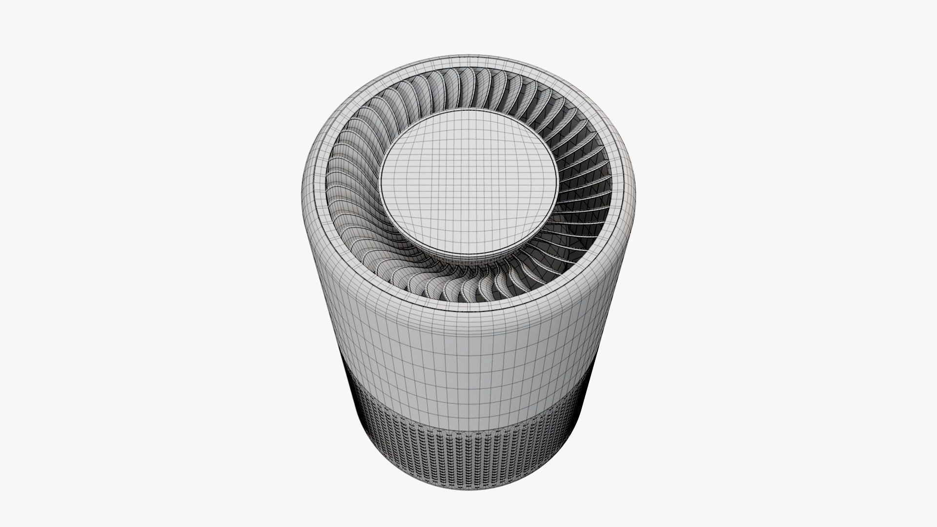 Levoit Core 200S Air Purifier Grey 3D model_11